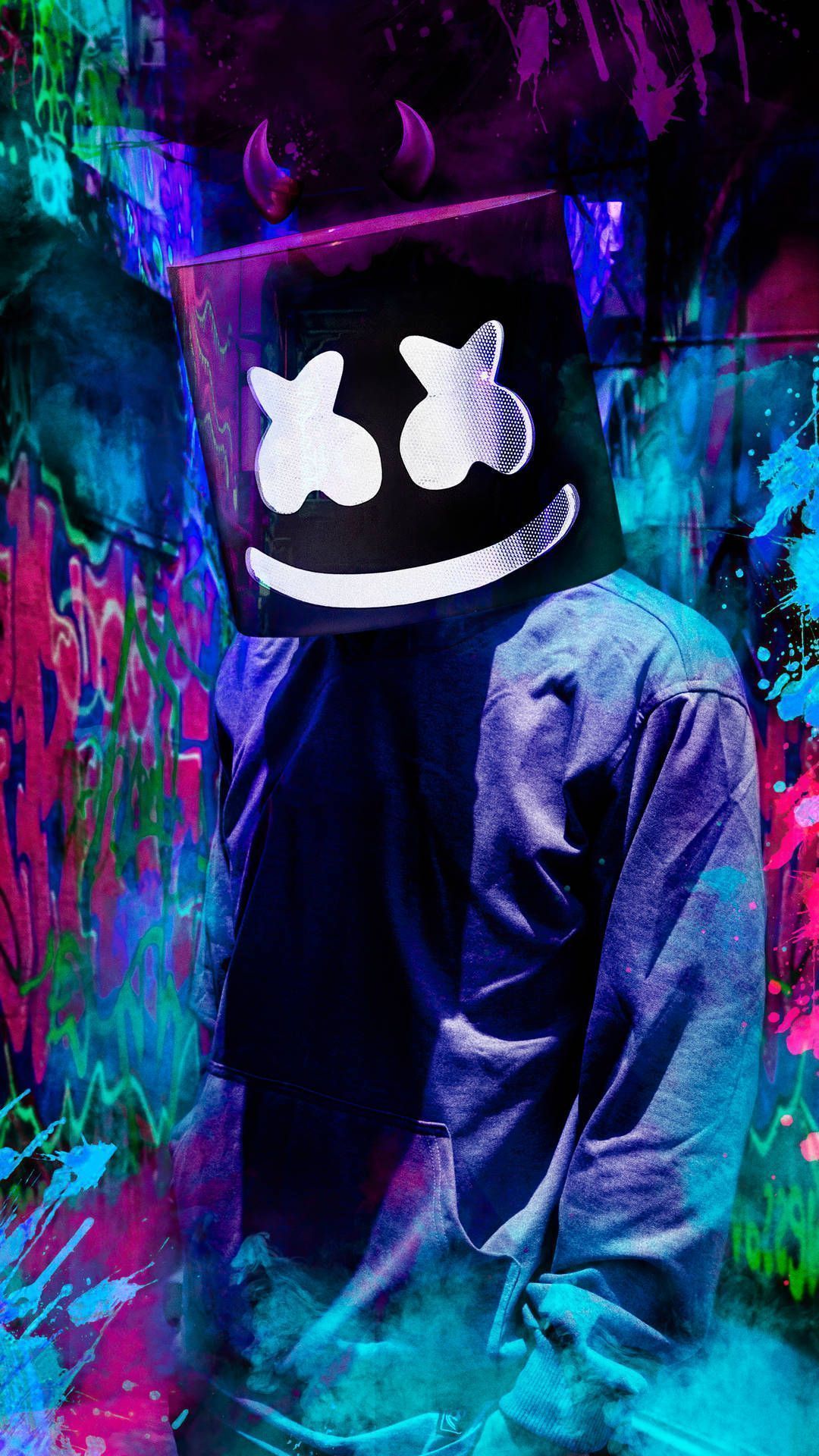 1080x1920 Marshmello Background