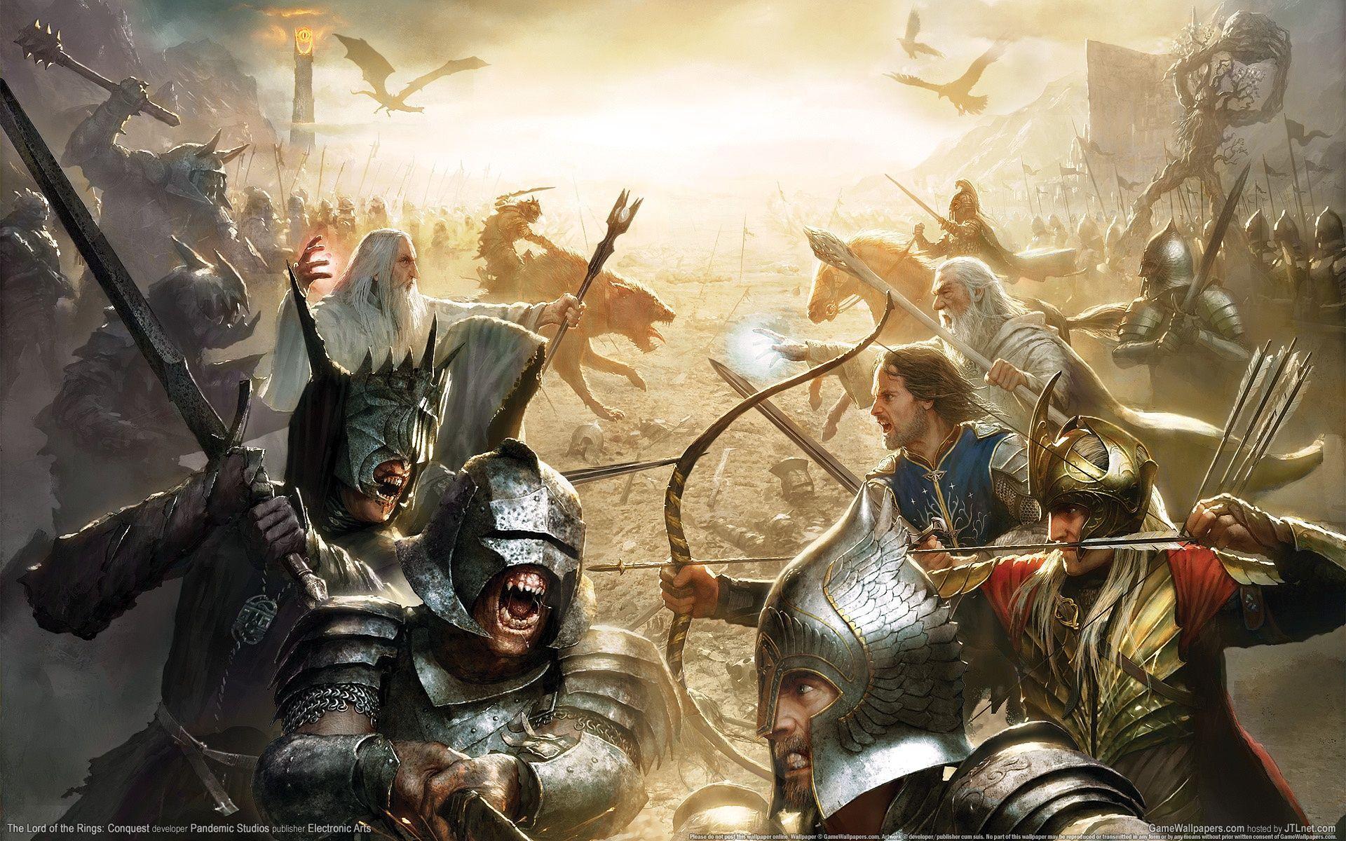 1920x1200 Lord Of The Rings Conquest Wallpaper