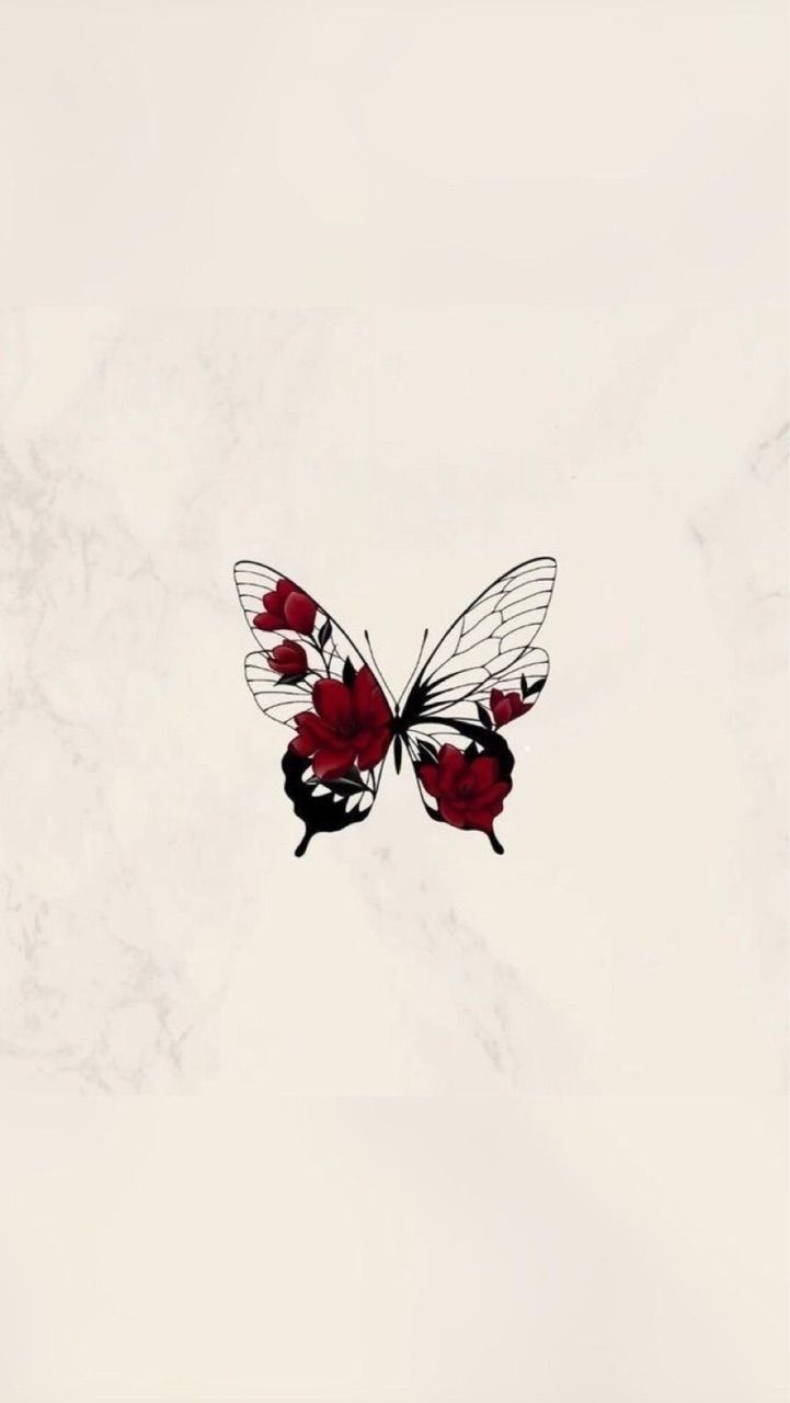 721x1280 Butterfly Tattoo Wallpaper