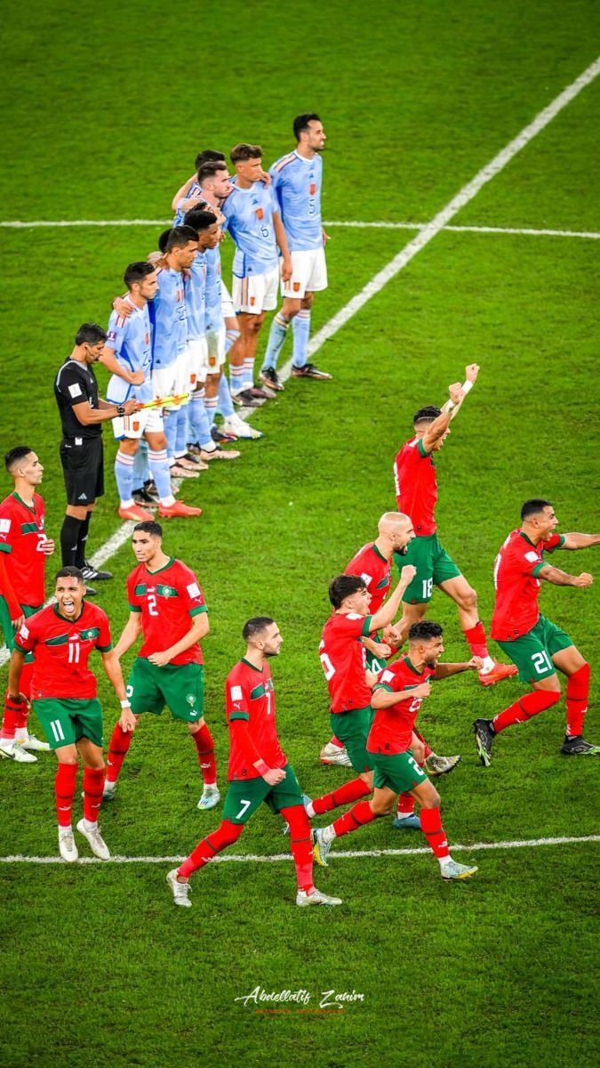 675x1200 Morocco National Football Team vs Spain 2022