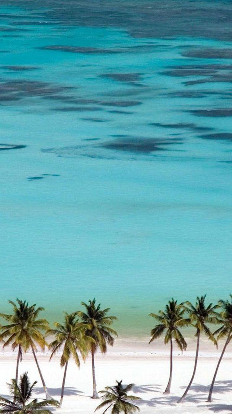 750x1334 Free download Tropical beach landscape iPhone 6 Wallpaper HD