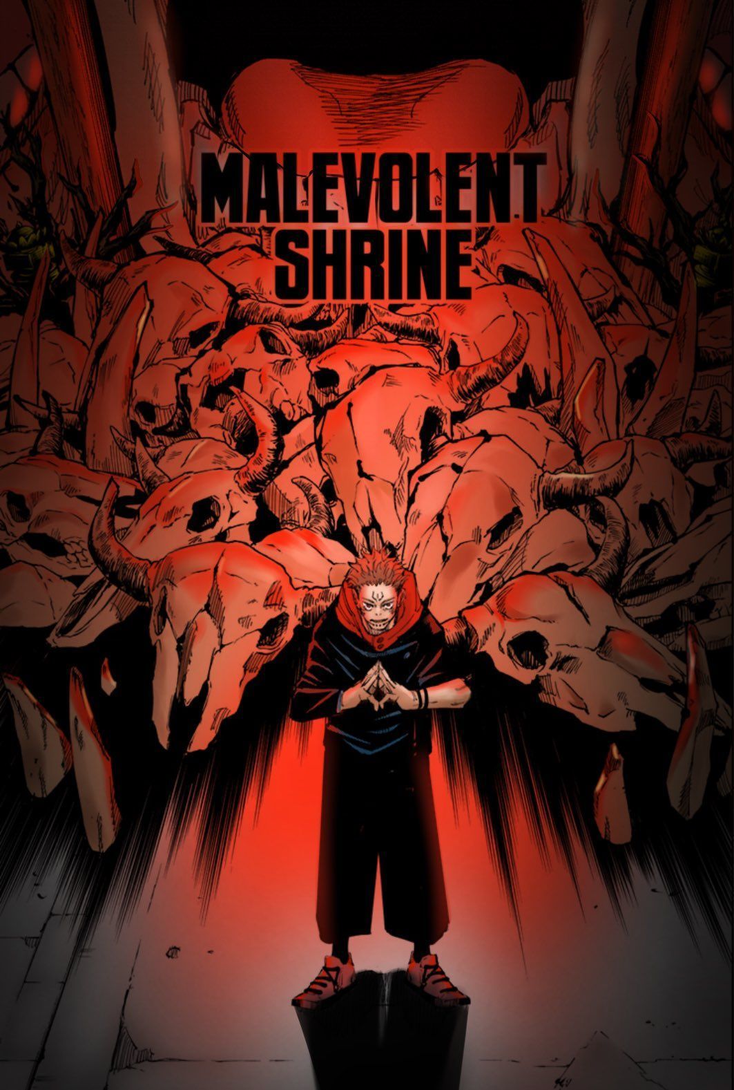 1063x1577 Malevolent Shrine Wallpaper