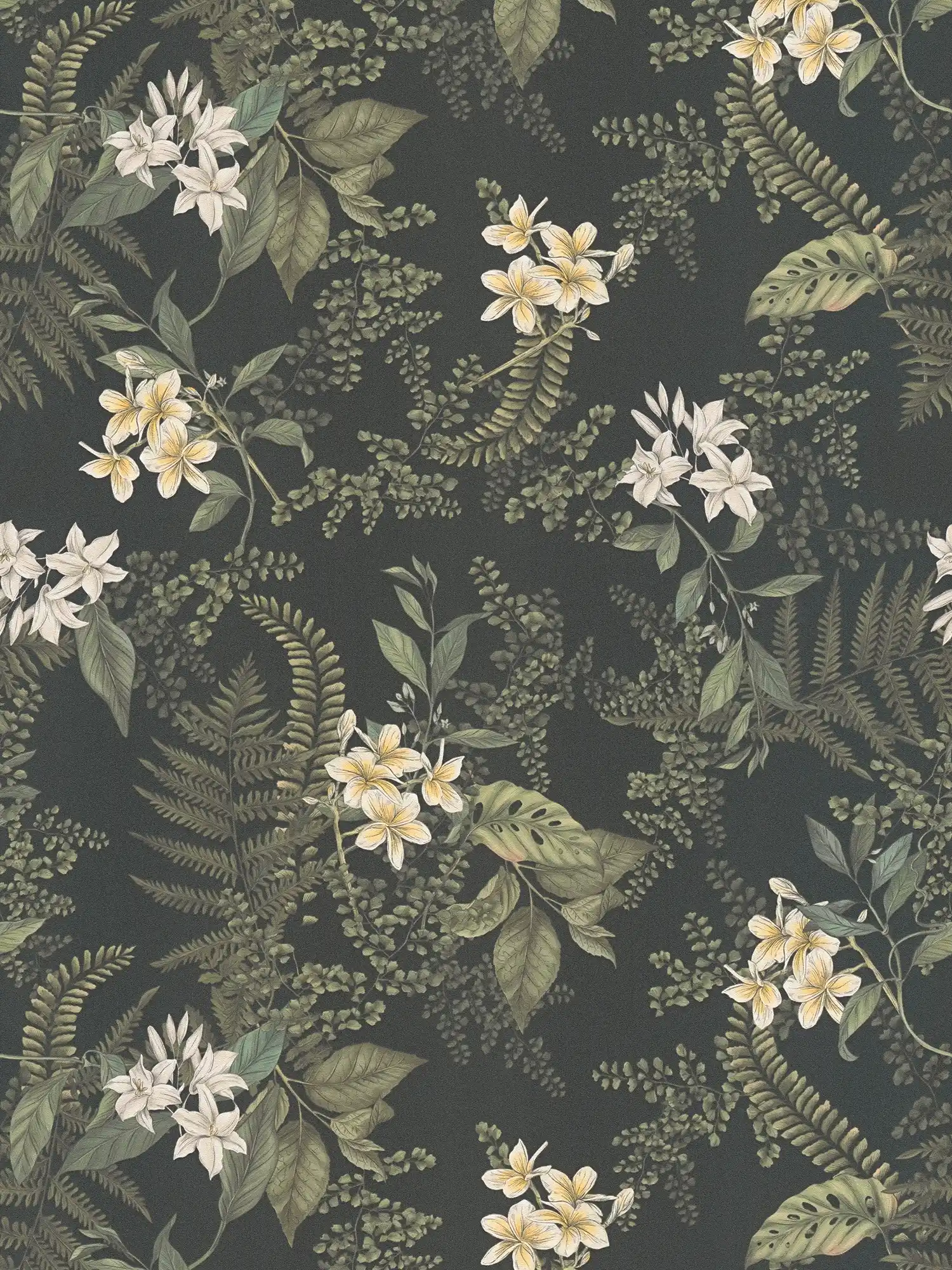 1500x2000 Modern wallpaper floral & grasses textured matt