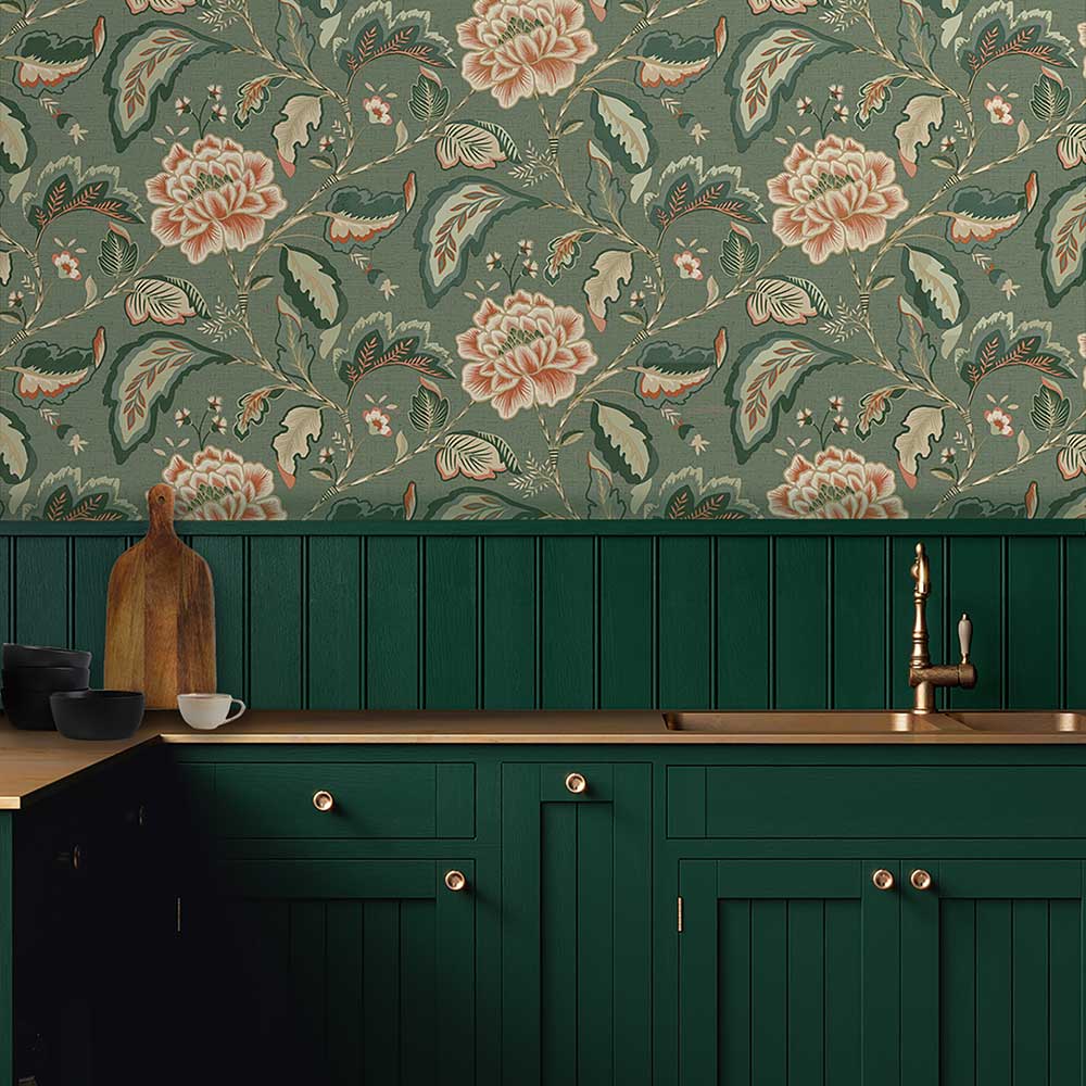 1000x1000 Maya Trail by Albany Green : Wallpaper Direct