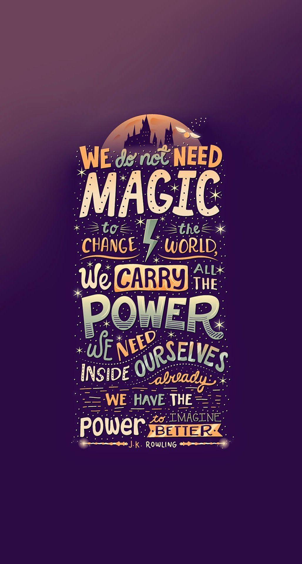 Harry Potter iPhone Wallpaper  Harry potter quotes inspirational Dumbledore  quotes Harry potter iphone wallpaper