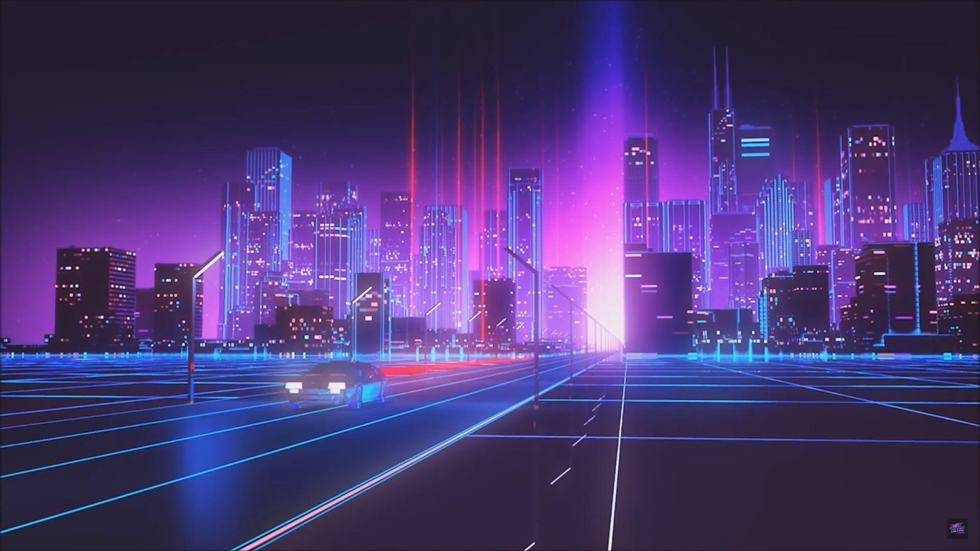 1920x1080 Miami Nights Cyberpunk Wallpaper 4k, Download Wallpaper
