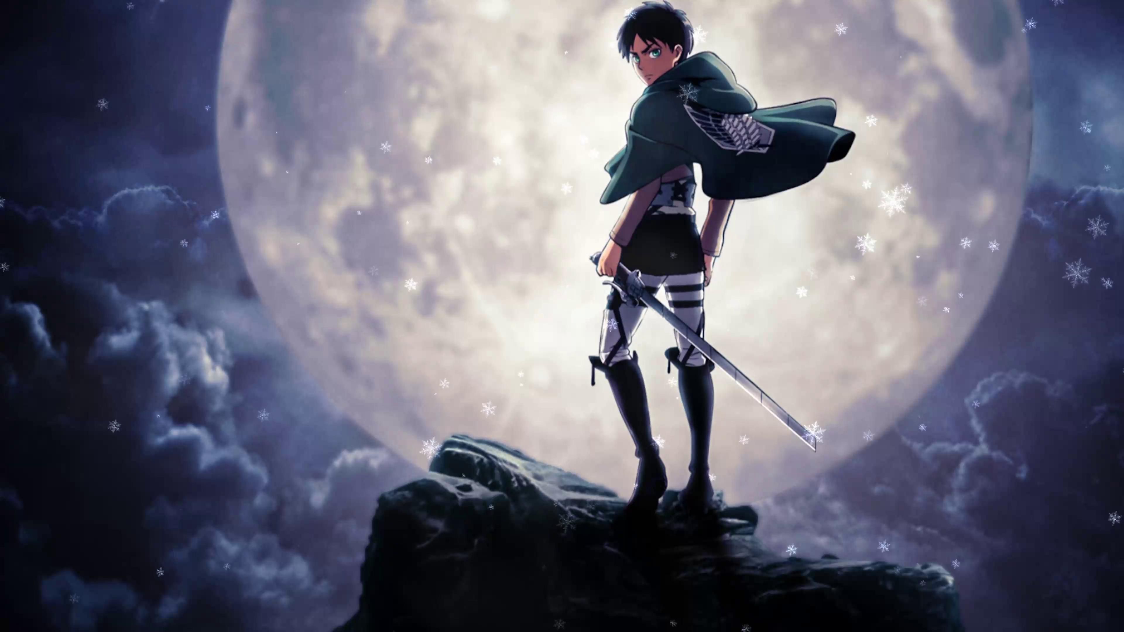 3840x2160 Eren Yeager (AOT) Live Wallpaper