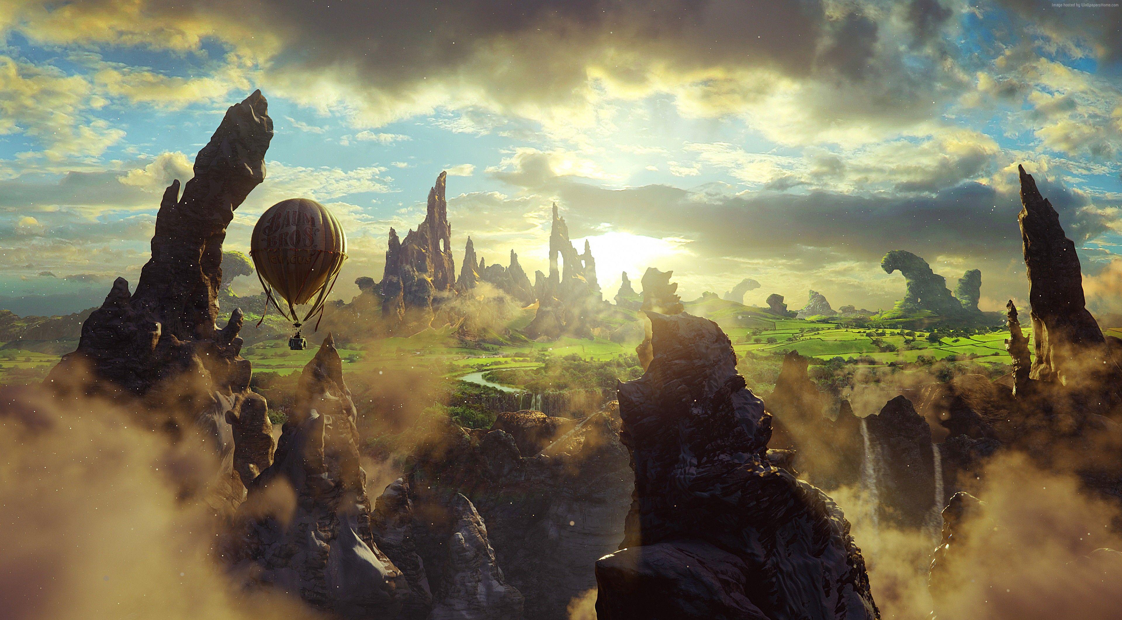 3840x2125 Wallpaper Oz: the Great and Powerful, 4k, 5k wallpaper, fantasy