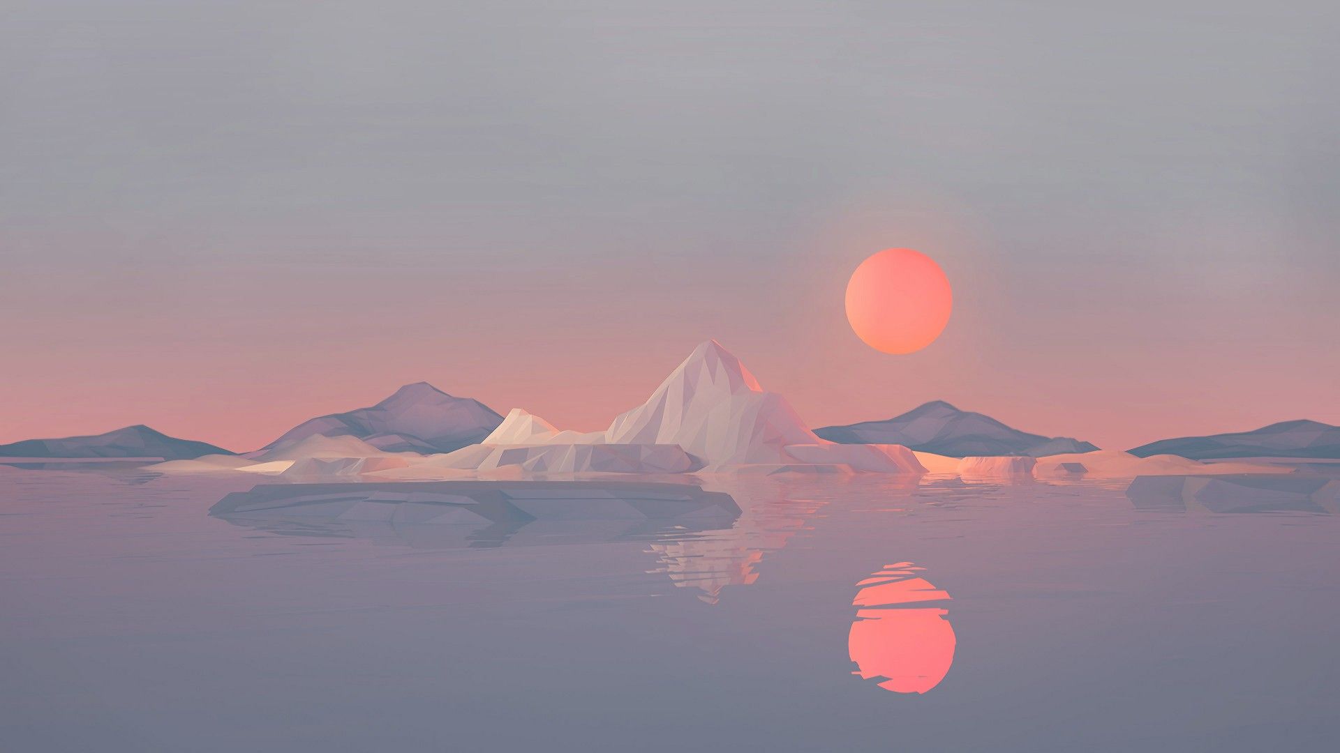 1920x1080 Discover 7 Wallpaper Minimalist Pc and Pixel Landscape Wallpaper Desktop Ideas. sunset computer wallpaper, laptop wallpaper mountains, simple wallpaper and more