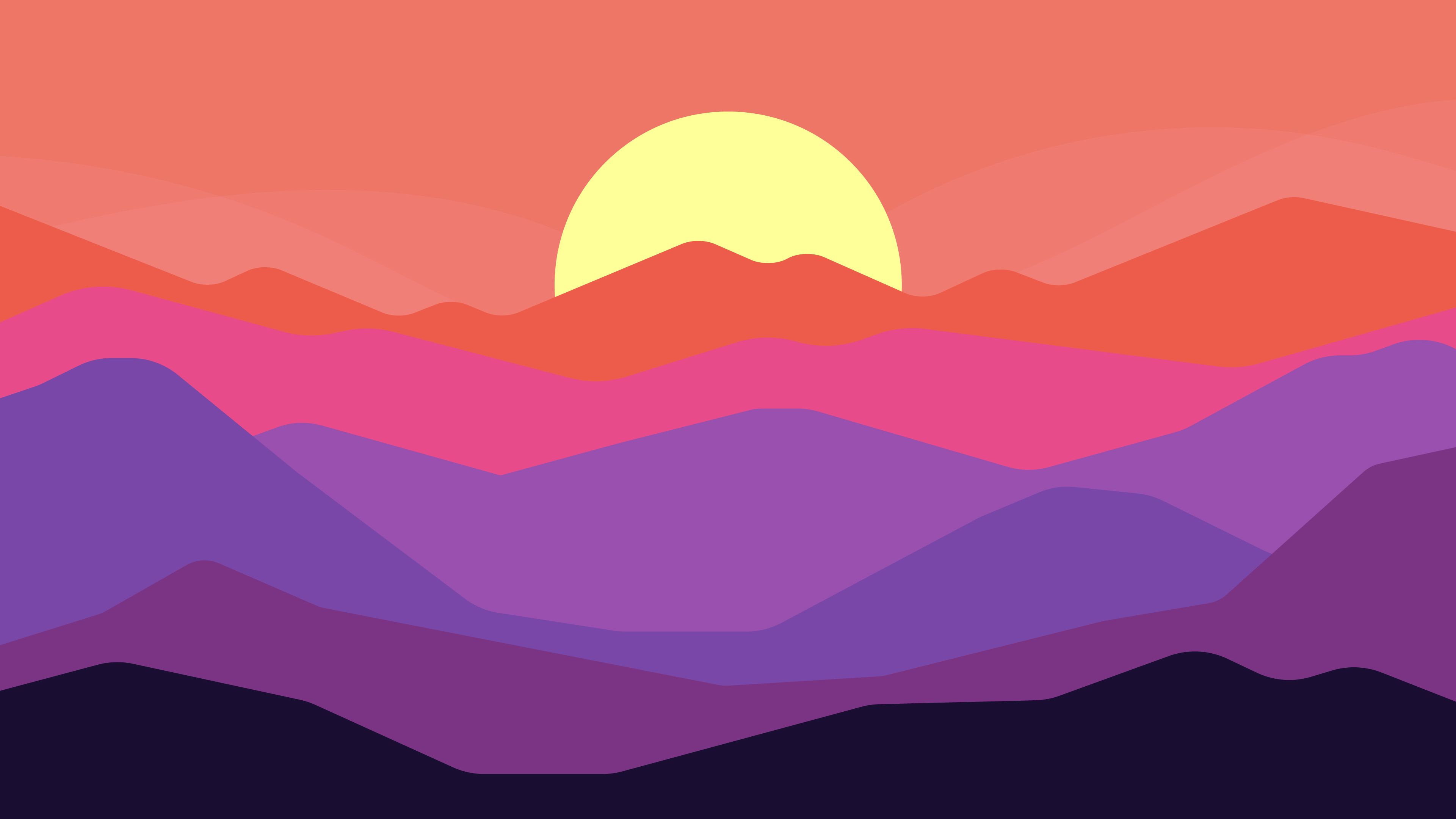 3841x2160 Minimalist Wallpaper 4K
