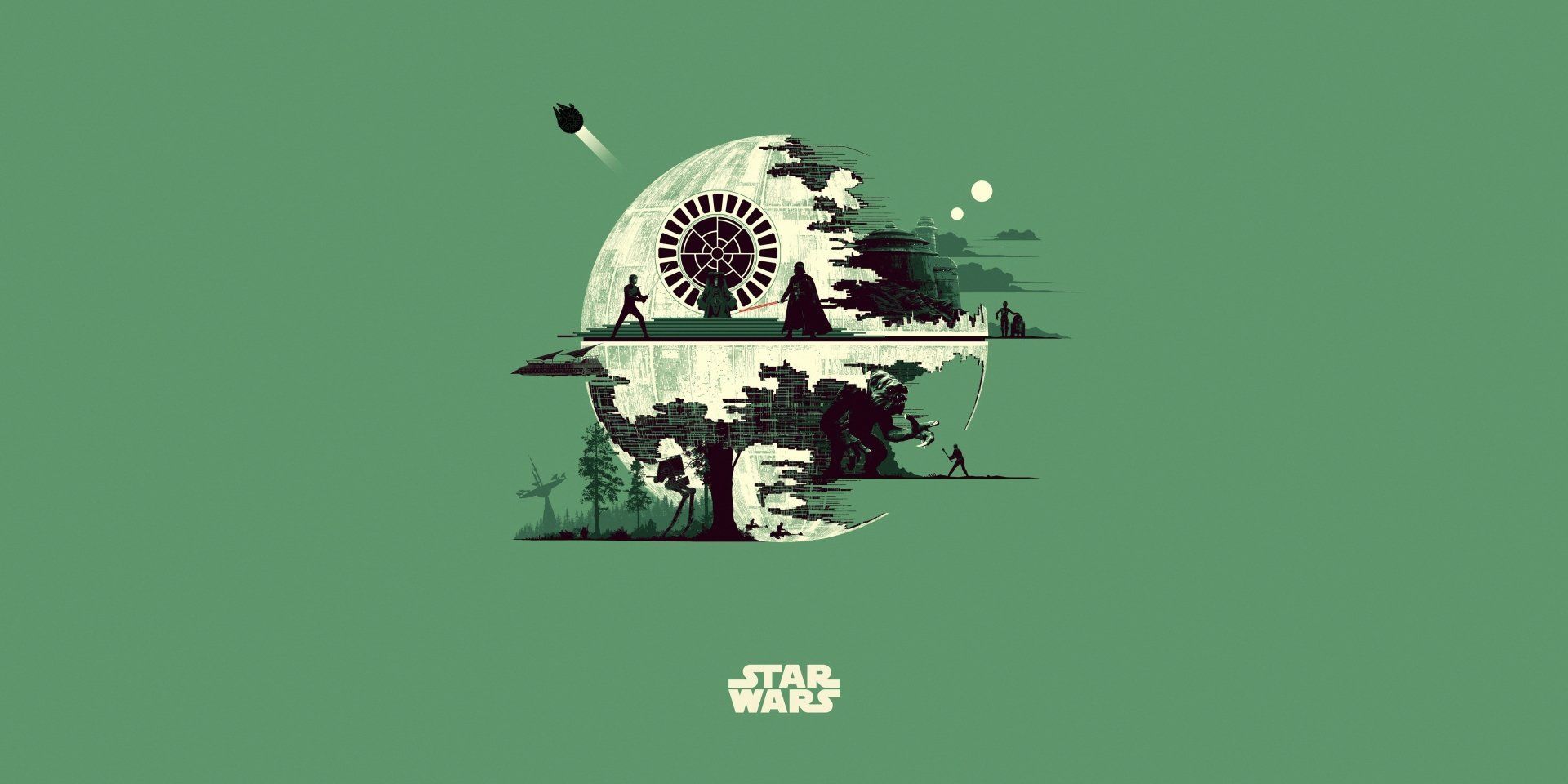 1920x960 Star Wars Minimalist 4K Ultra HD Wallpaper