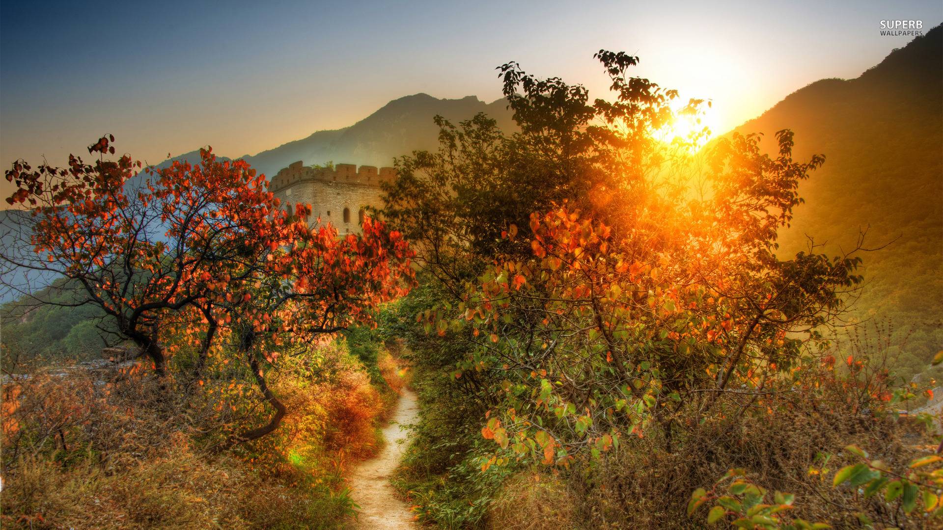 1920x1080 The Great Wall Of China Wallpaper
