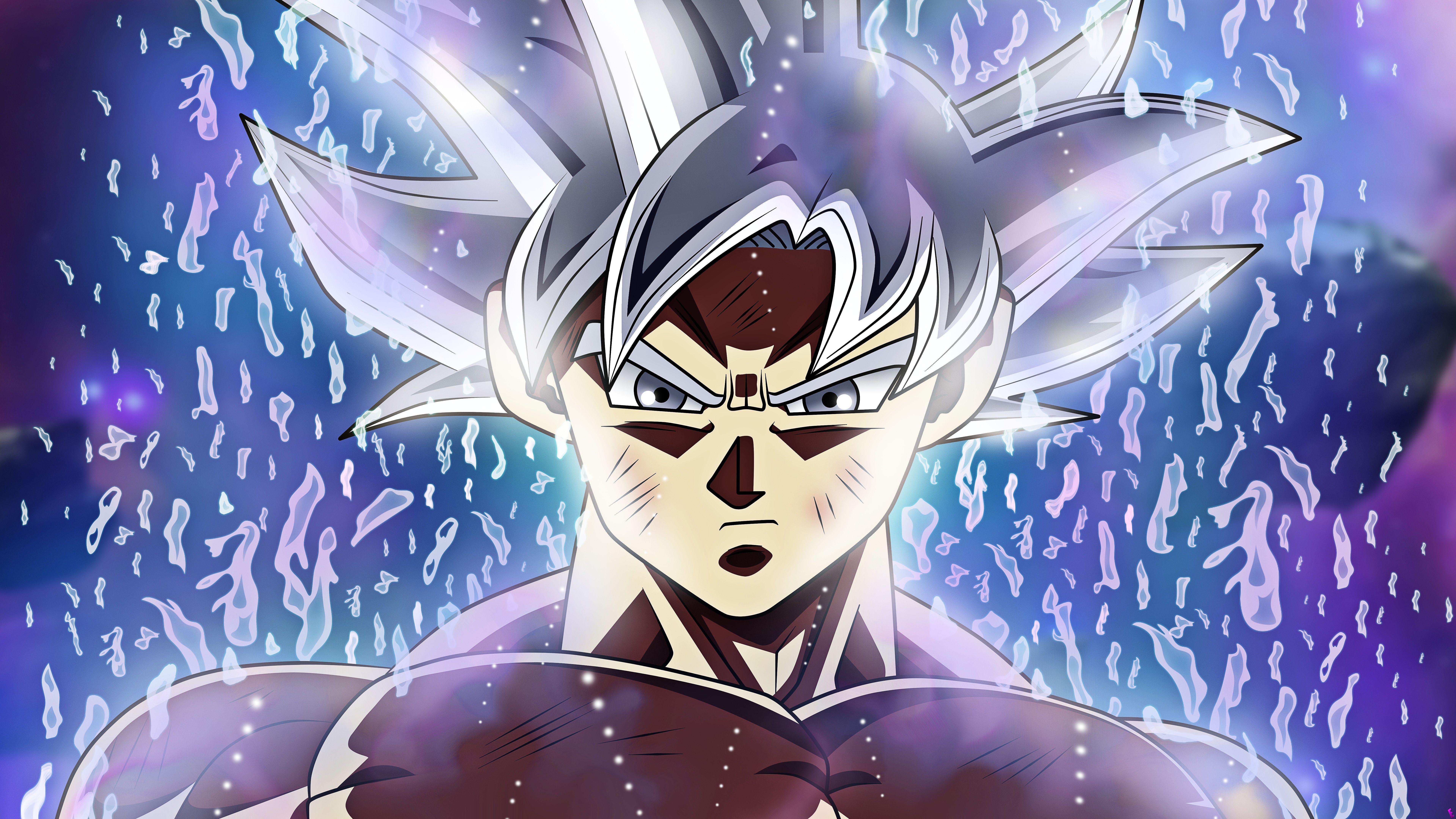 7680x4320 Best Anime Art Goku Mastered Perfect Ultra Instinct Dragon Ball