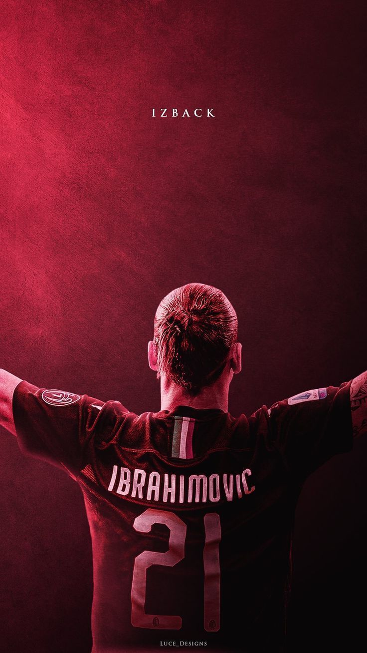 736x1308 4K #Wallpaper. Zlatan Ibrahimović. A.C. Milan