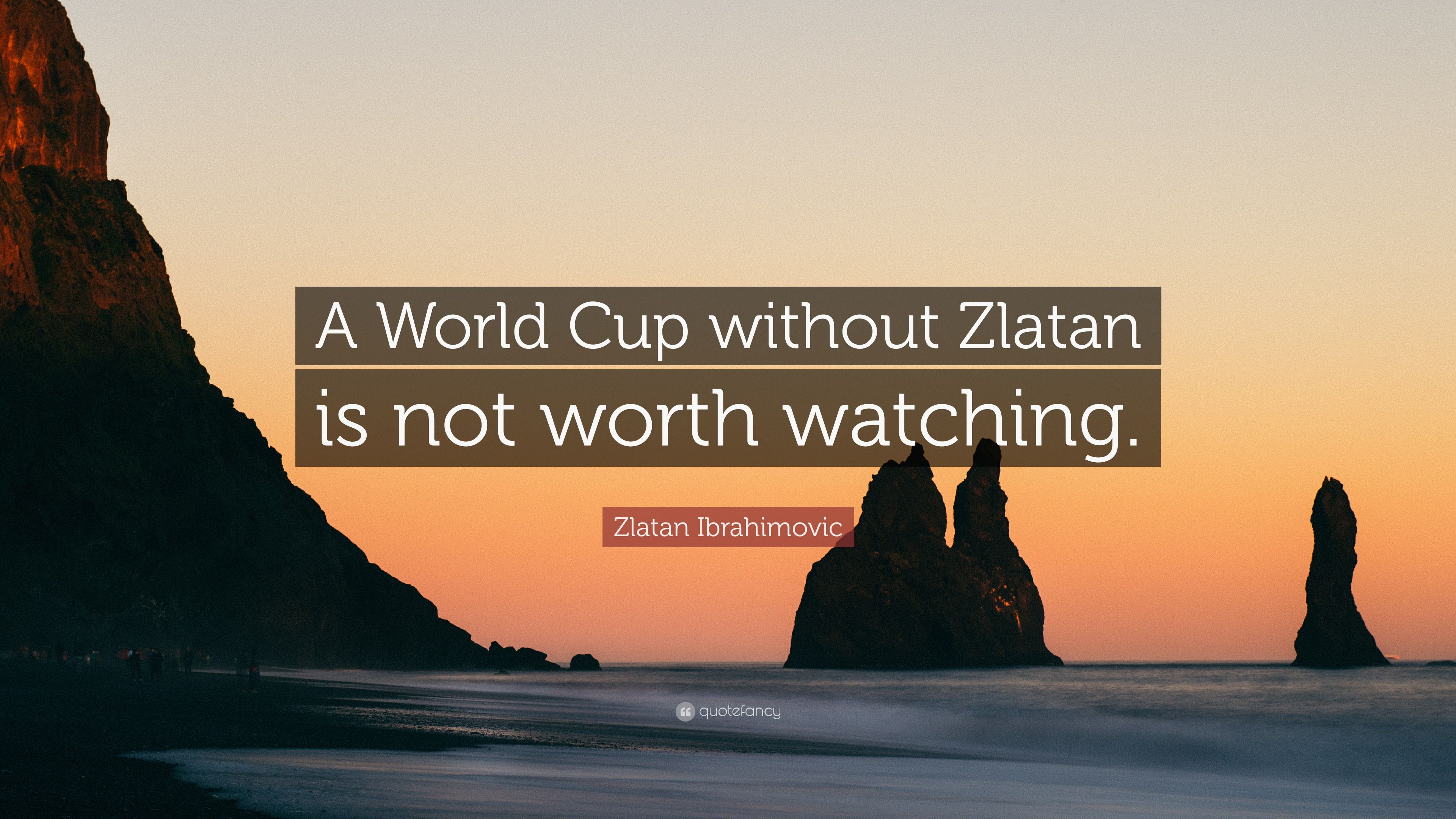 3840x2160 Zlatan Ibrahimovic Quote: “A World Cup without Zlatan is not worth watching.”