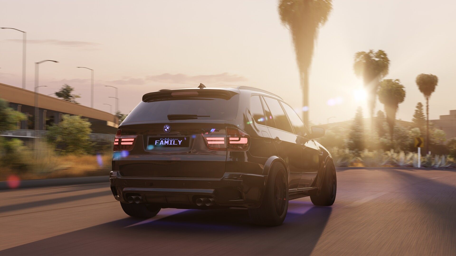 1920x1080 BMW X5 E70 Sunset
