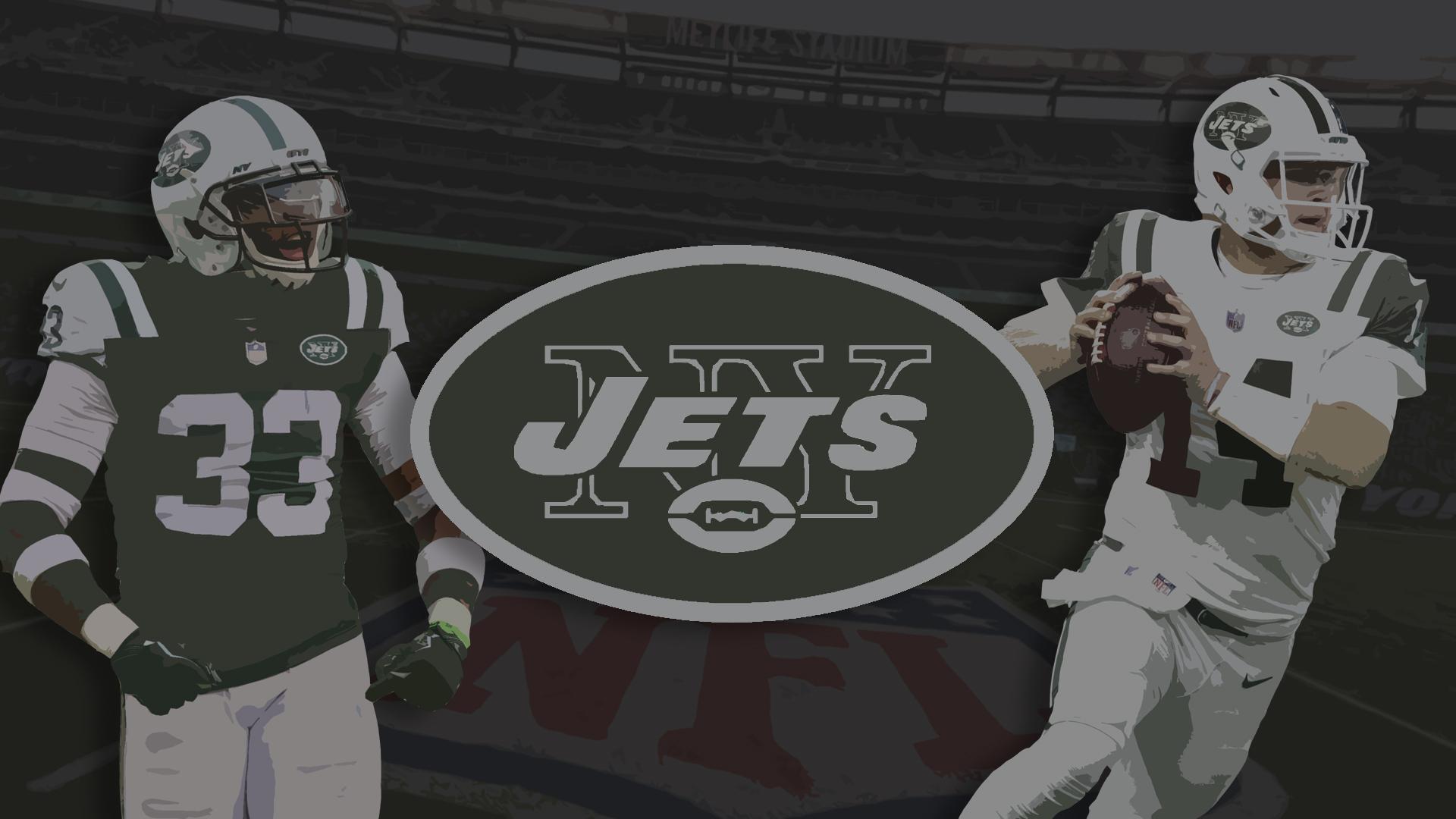 1920x1080 Sam Darnold and Jamal Adams NY Jets themed wallpaper 1920x1080
