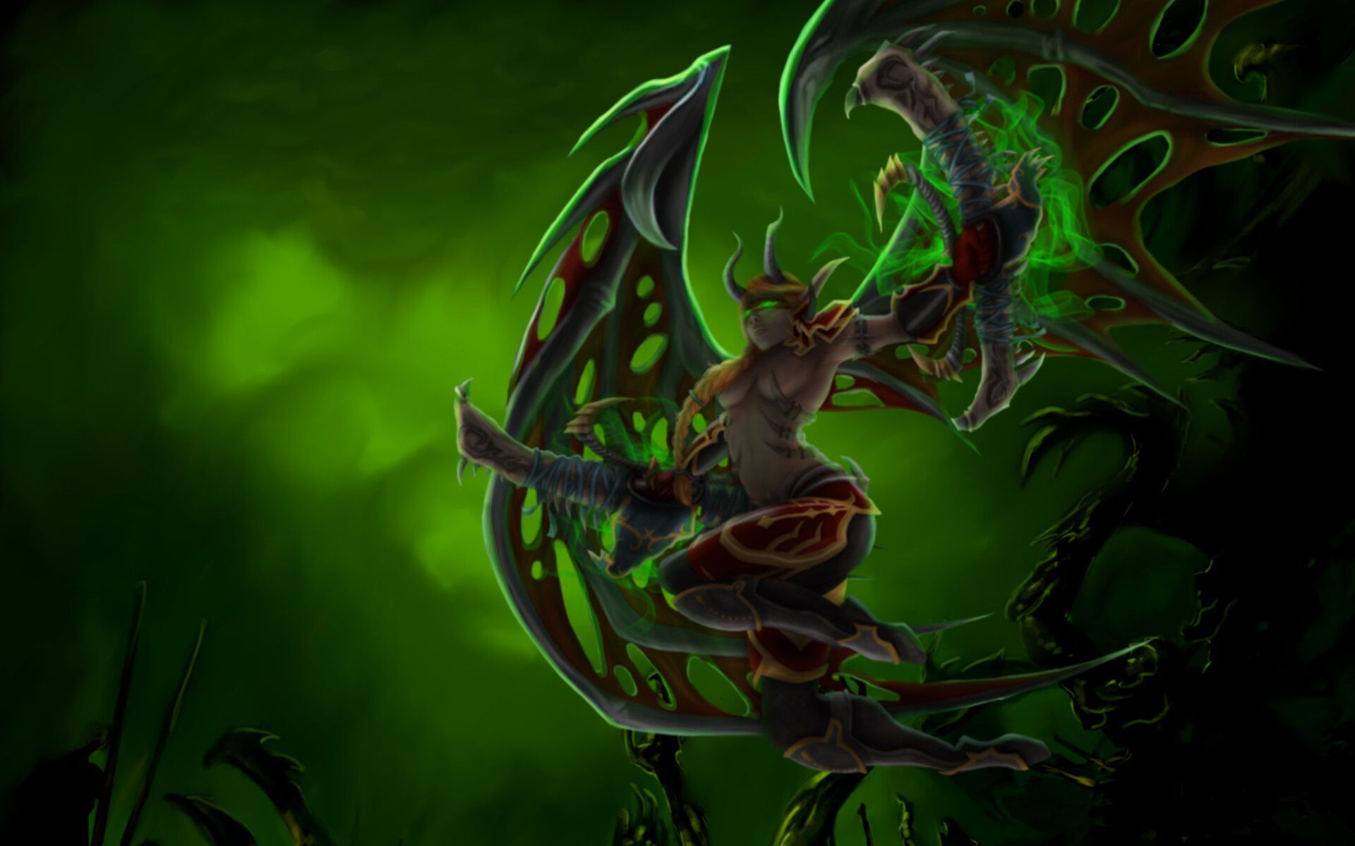 1920x1200 Demon Hunter Wallpaper