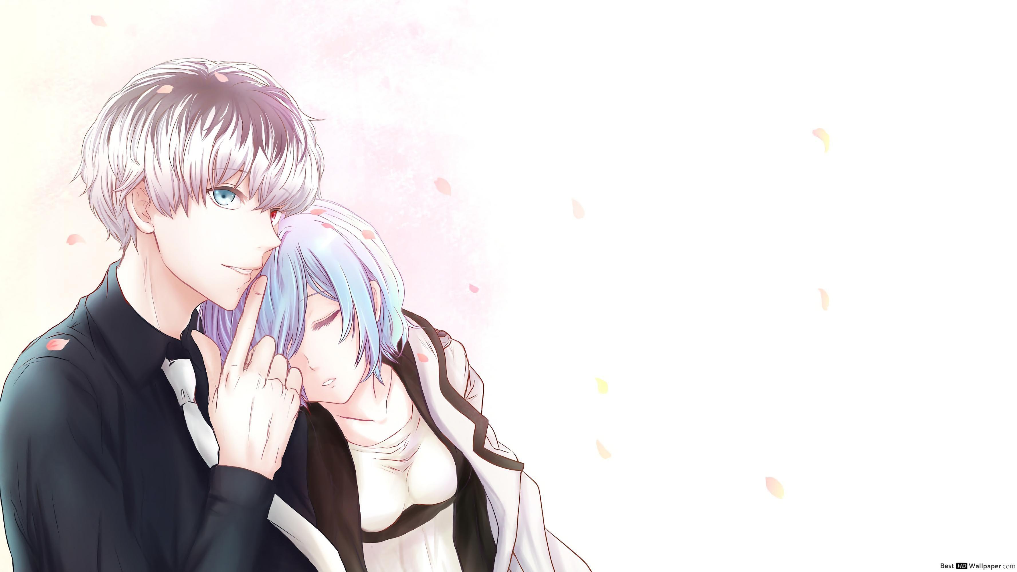 3554x1999 Tokyo Ghoul Re: Sasaki, Ken Kaneki, Touka Kirishima, Sleeping