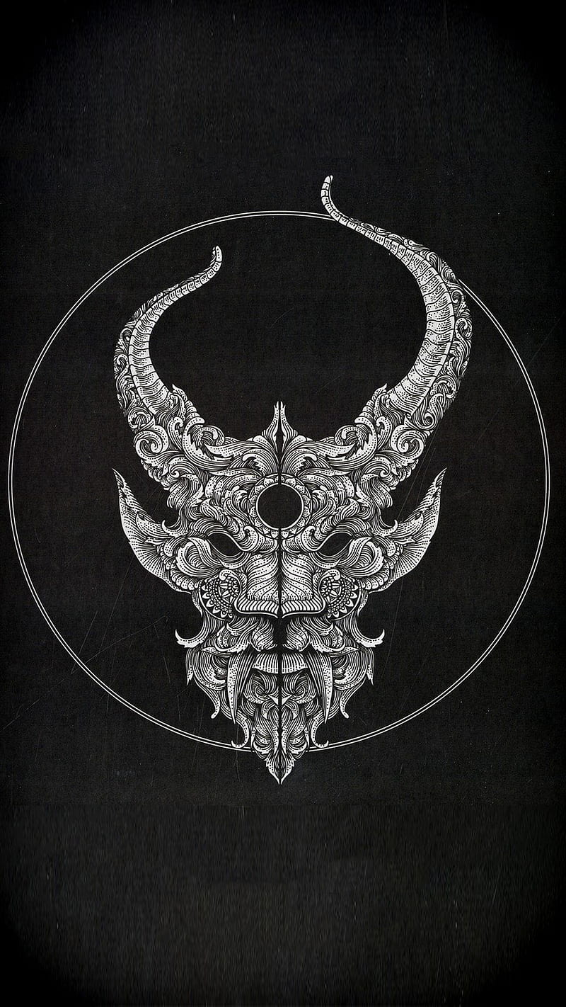 800x1422 Demon Hunter, demon hunter, skull, devil, dark, music, HD phone wallpaper