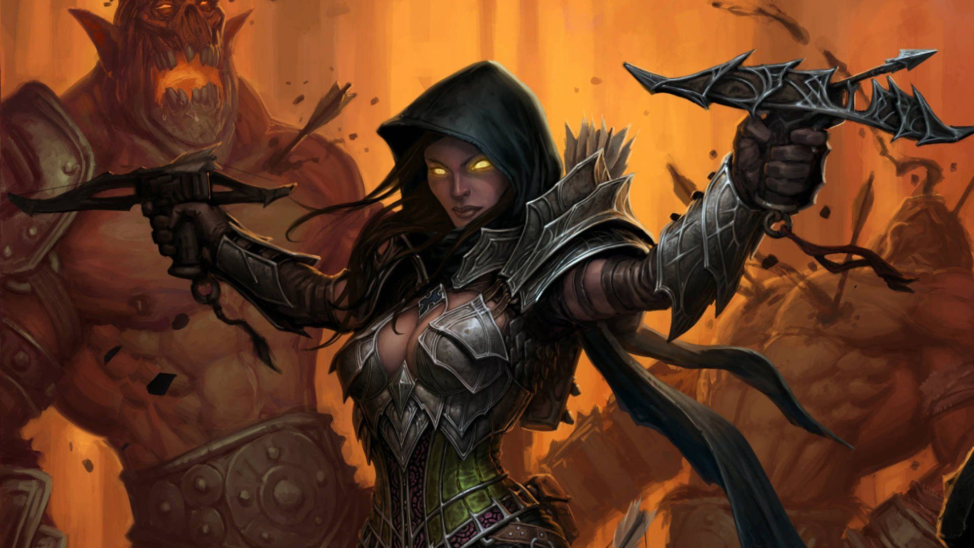 1920x1080 Devil Hunter Wallpaper Demon Hunter HD Wallpaper