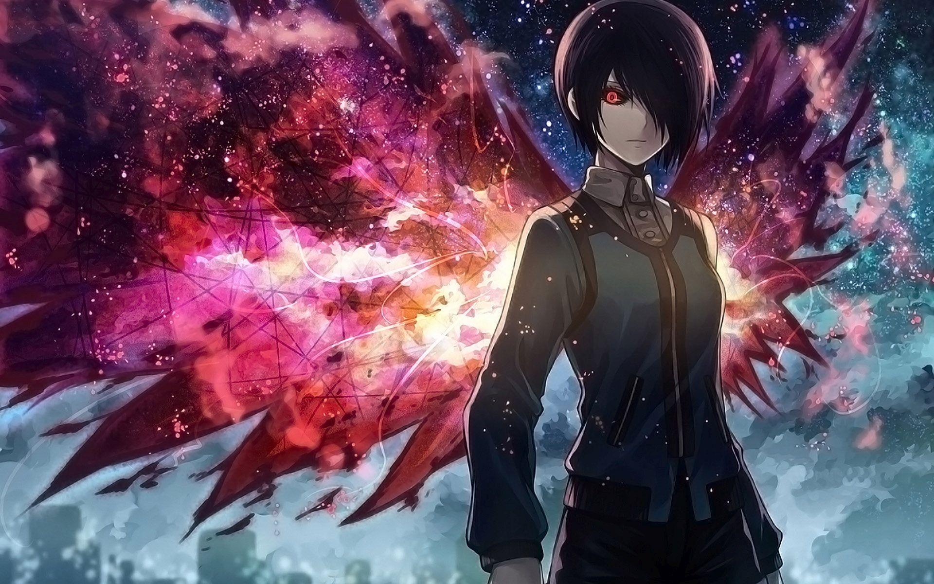 1920x1200 Hd Ken Kaneki With Wings Ghoul Wallpaper Touka