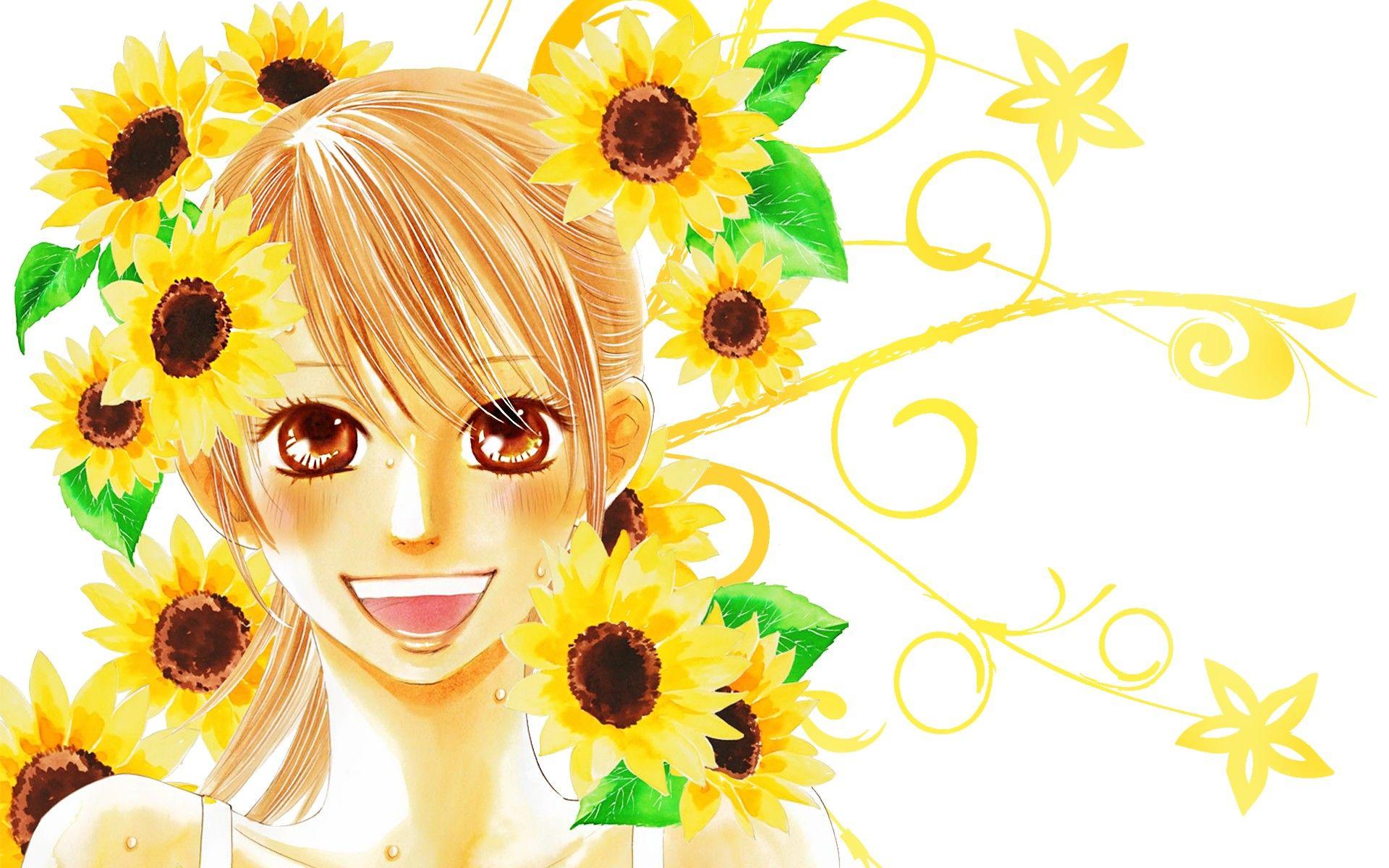 1920x1200 Chihayafuru, Ayase Chihaya, Flowers Wallpaper HD / Desktop