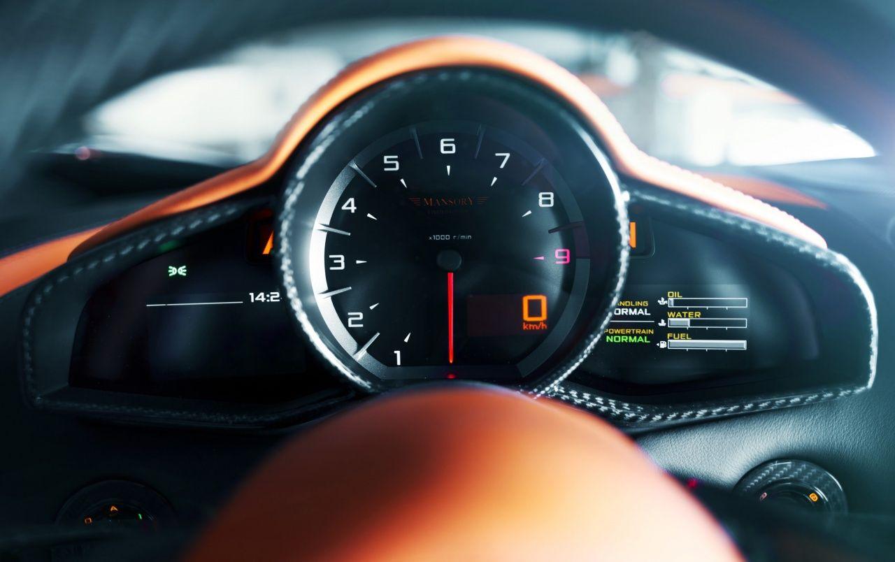 1280x804 Mansory McLaren MP4 Dashboard wallpaper. Mansory McLaren MP4