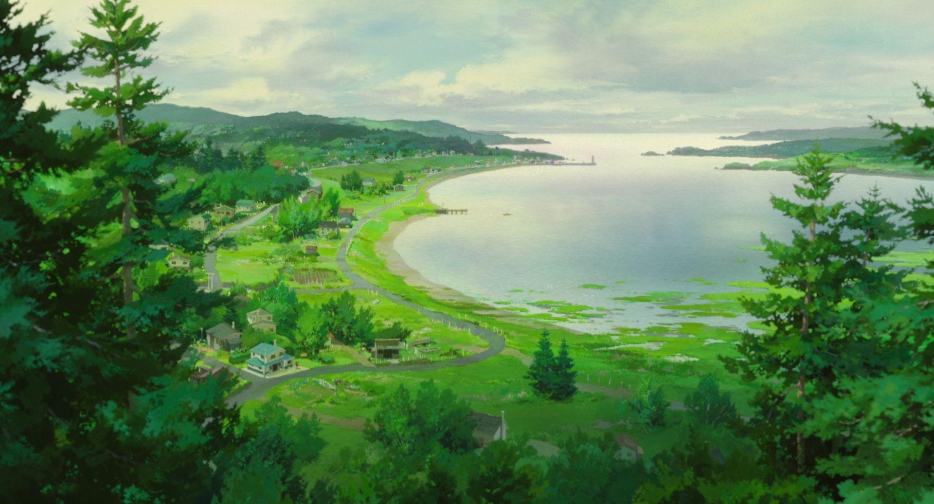 1920x1036 Omoide No Ma Ni Ghibli. When Marnie Was There, Ghibli, Landscape