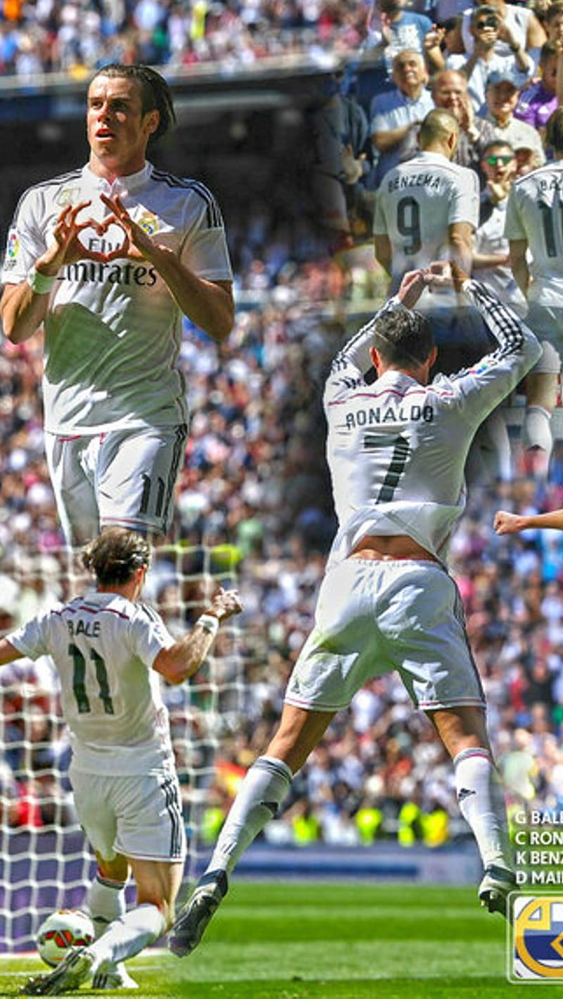 800x1418 Cr7 and Bale, players, real madrid, sport, HD phone wallpaper