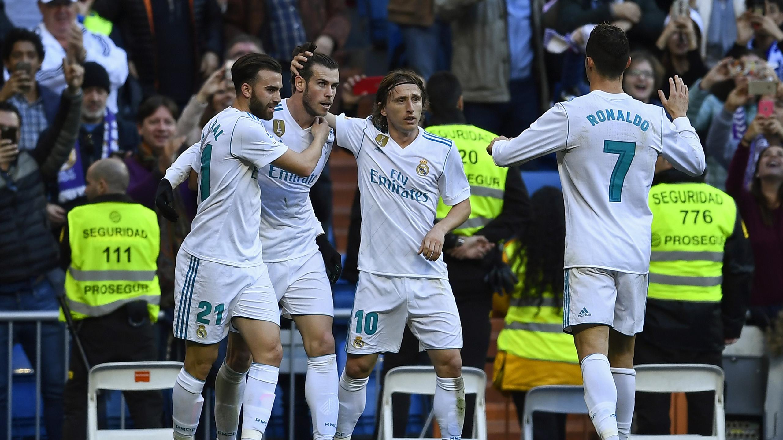 2560x1440 Bale and Ronaldo help fire rampant Real Madrid to first league win of 2018