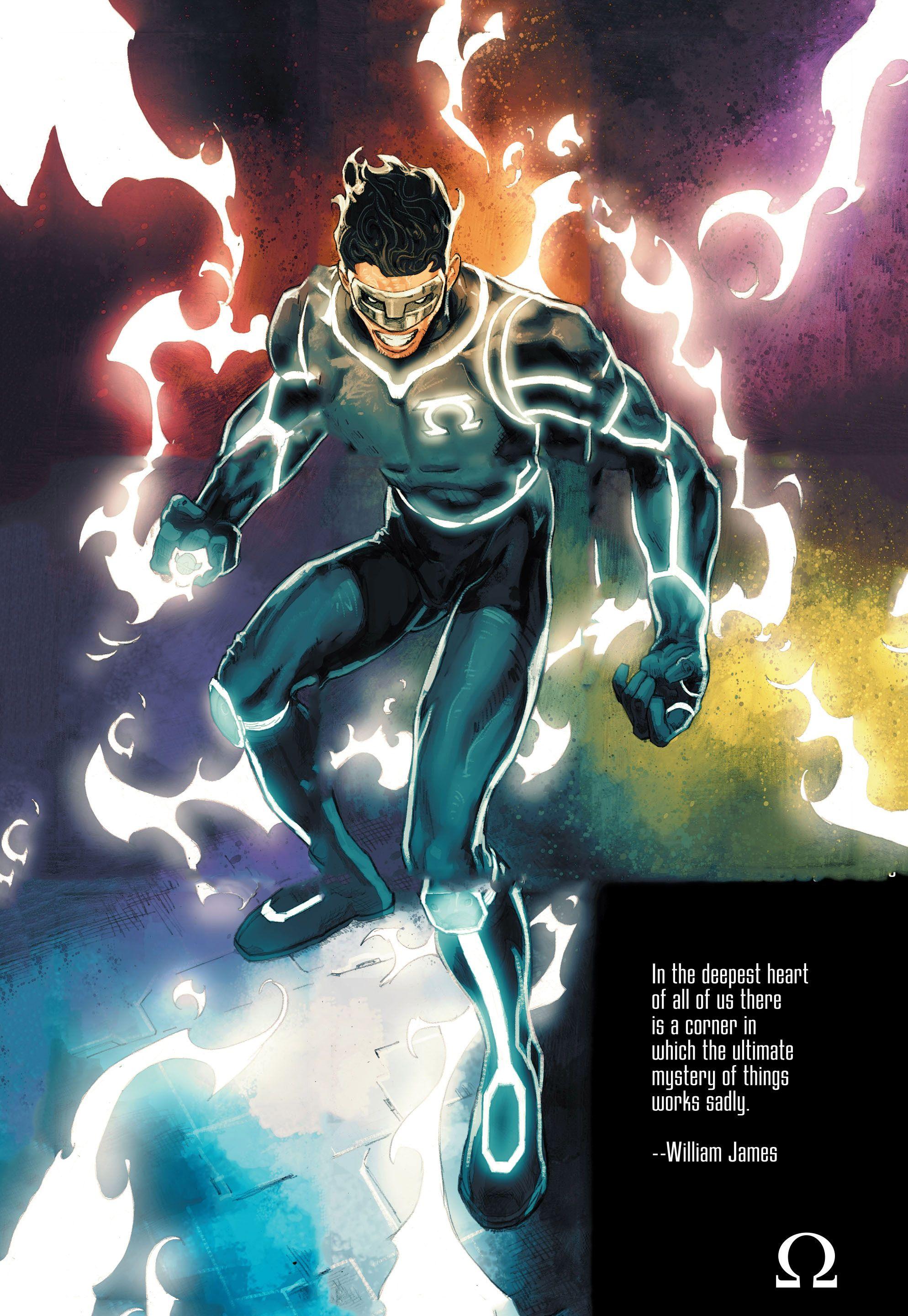1988x2880 Kyle Rayner as the (Omega) White Lantern (The Omega Men )