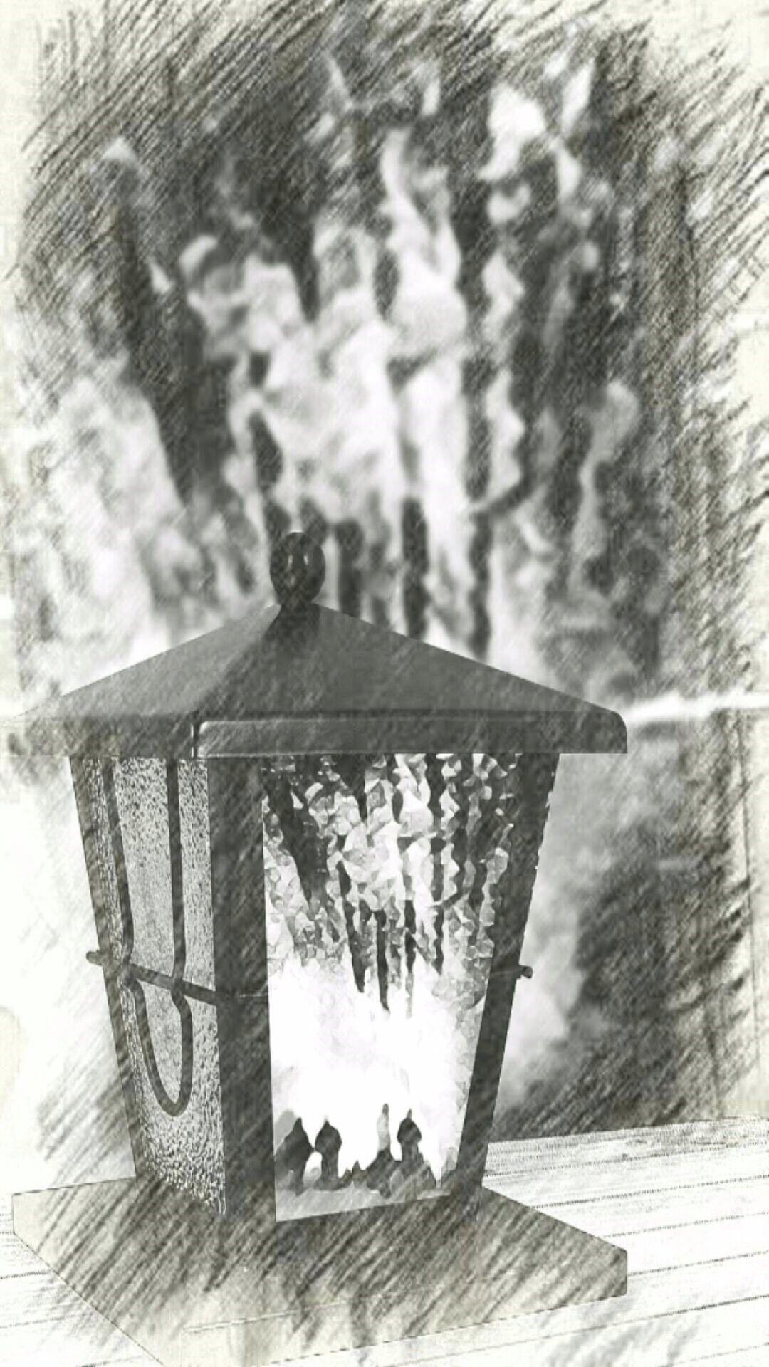 1080x1920 Lantern black and white. wallpaper.sc iPhone6sPlus