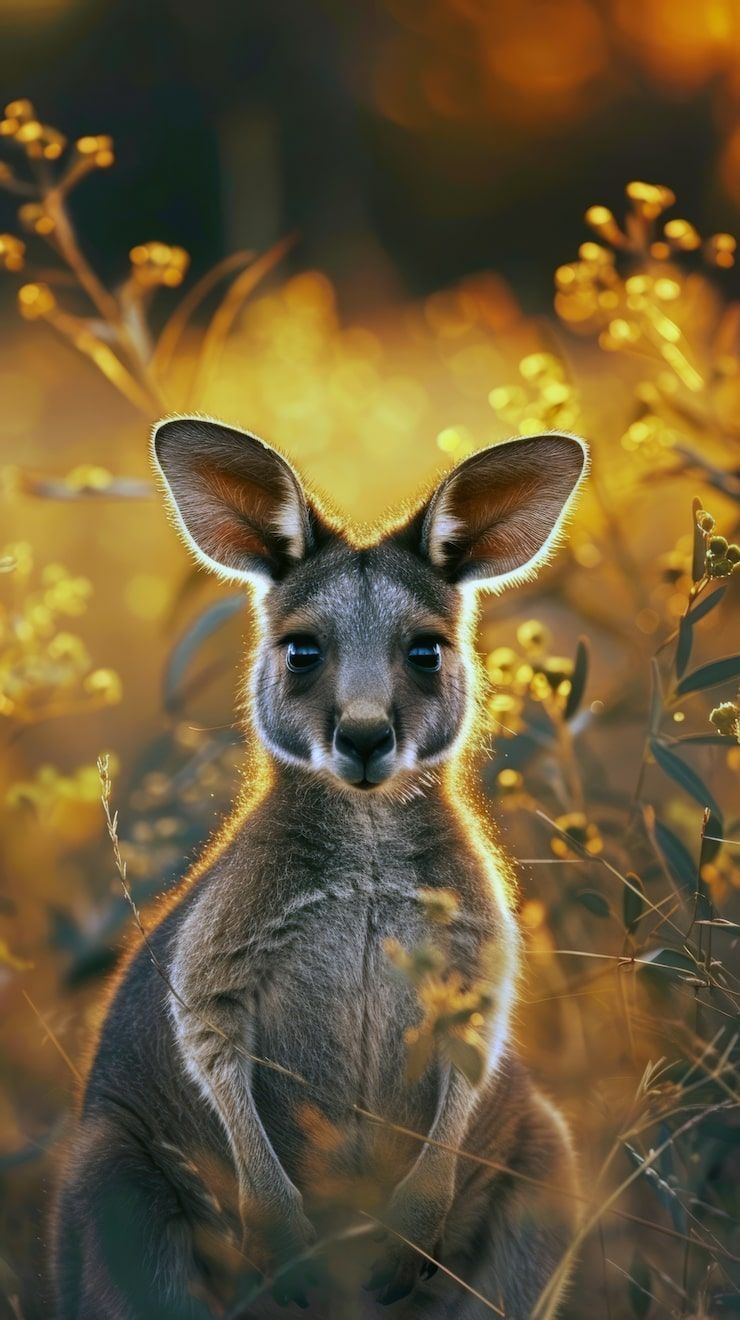 740x1320 Cute baby kangaroo Image