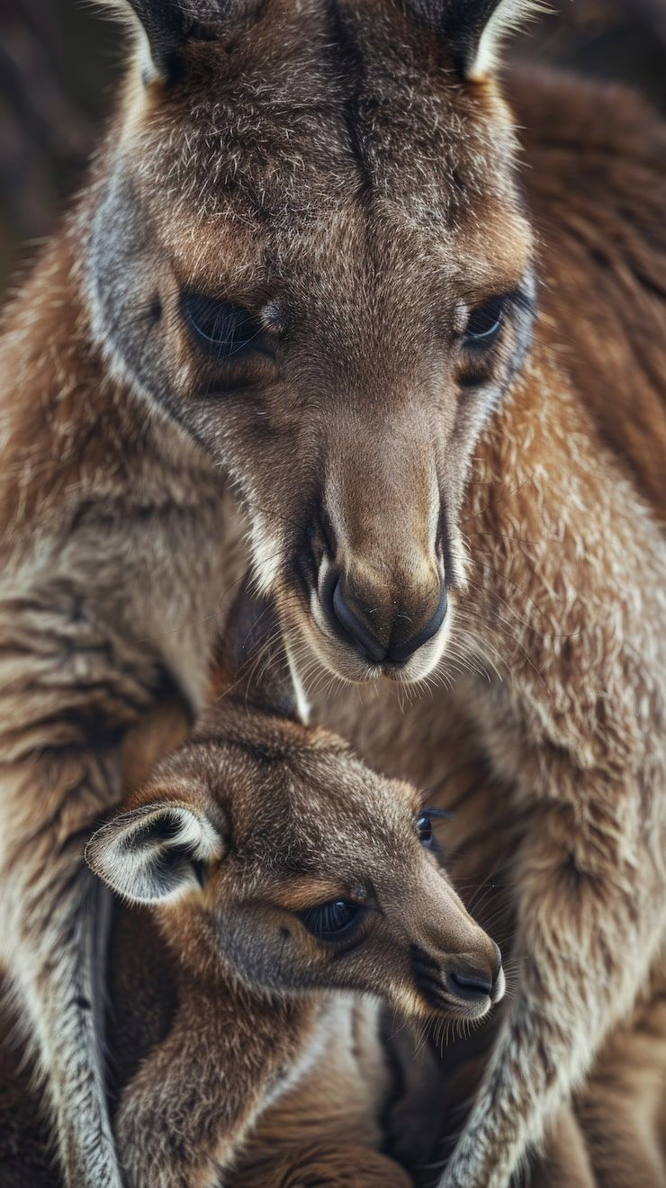 740x1320 Kangaroo wallpaper download Image