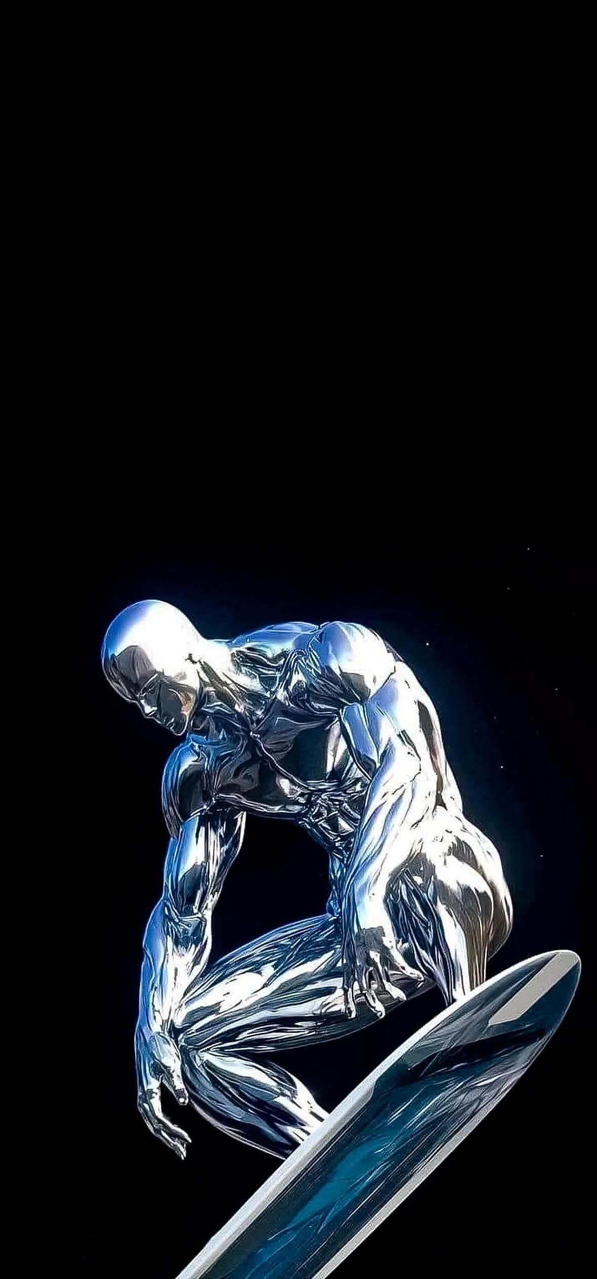 1179x2526 Silver Surfer Wallpaper 4K iPhone