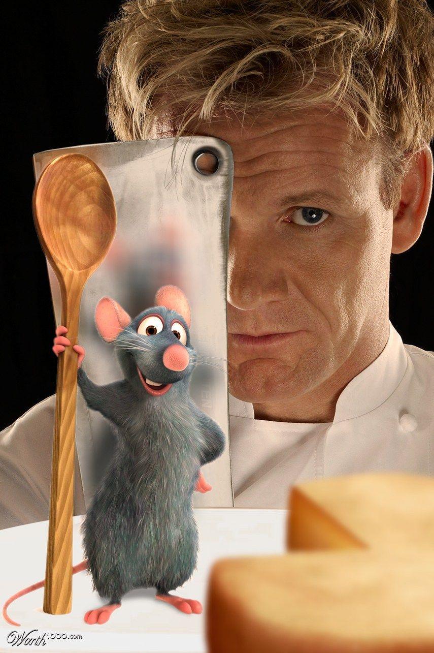 855x1285 Chef Ramsay Vs Remy (ratatouille). Chef gordon ramsay, Gordon