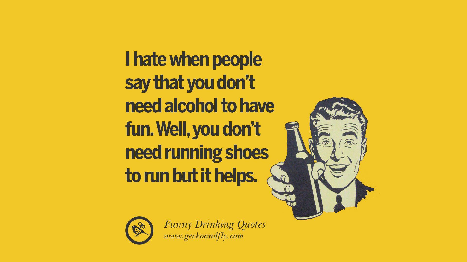 1920x1080 Funny Saying On Drinking Alcohol, Having Fun, And Partying