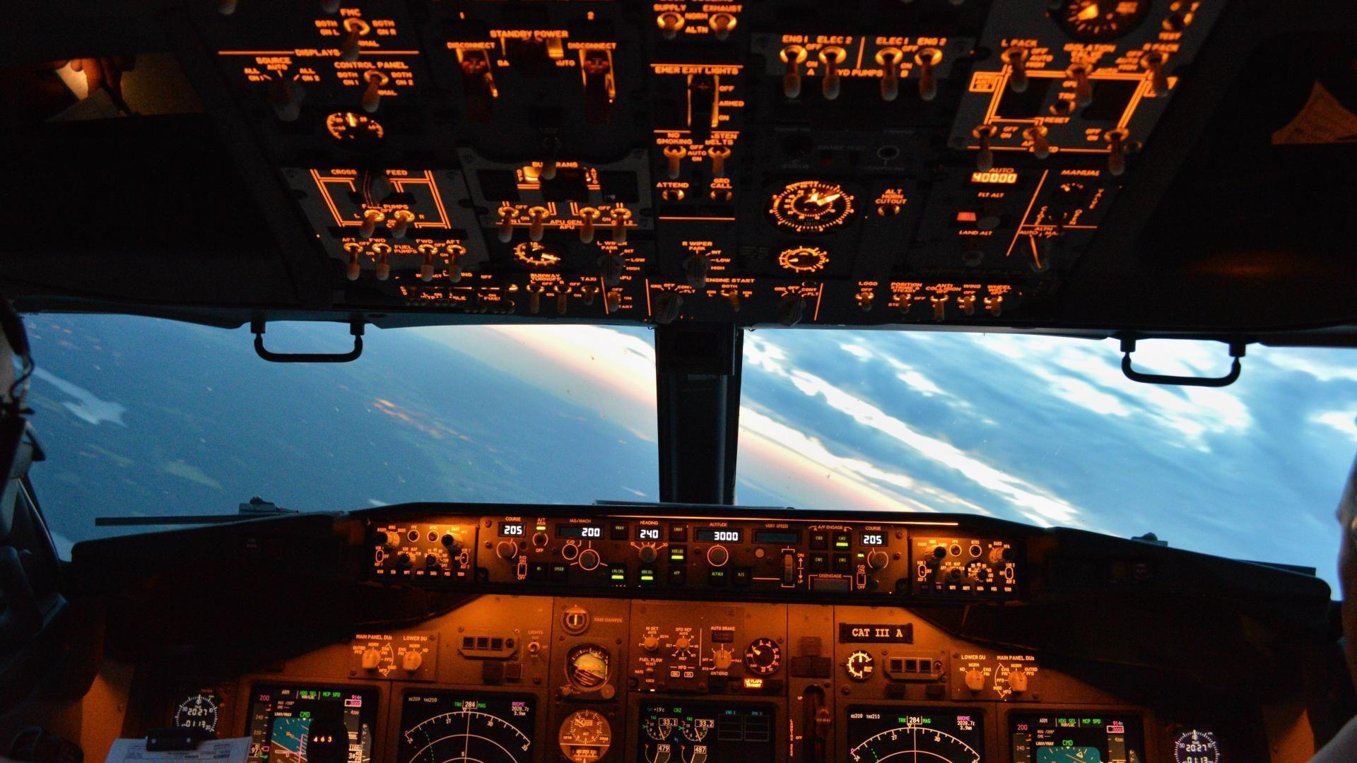 Airplane Cockpit Wallpapers - Top Free Airplane Cockpit Backgrounds -  WallpaperAccess