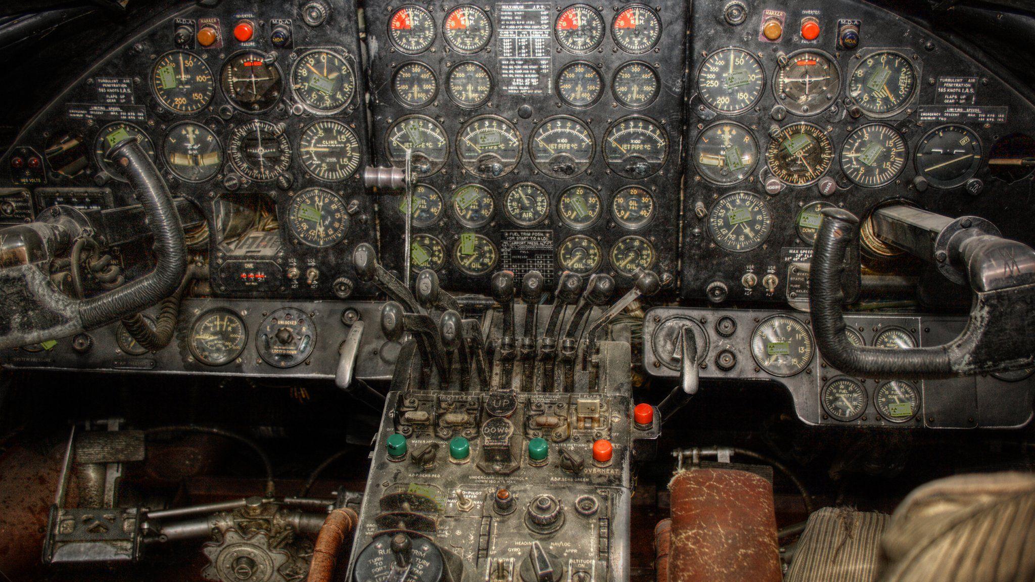 2048x1152 Aircraft cockpit aviation wallpaperx1152
