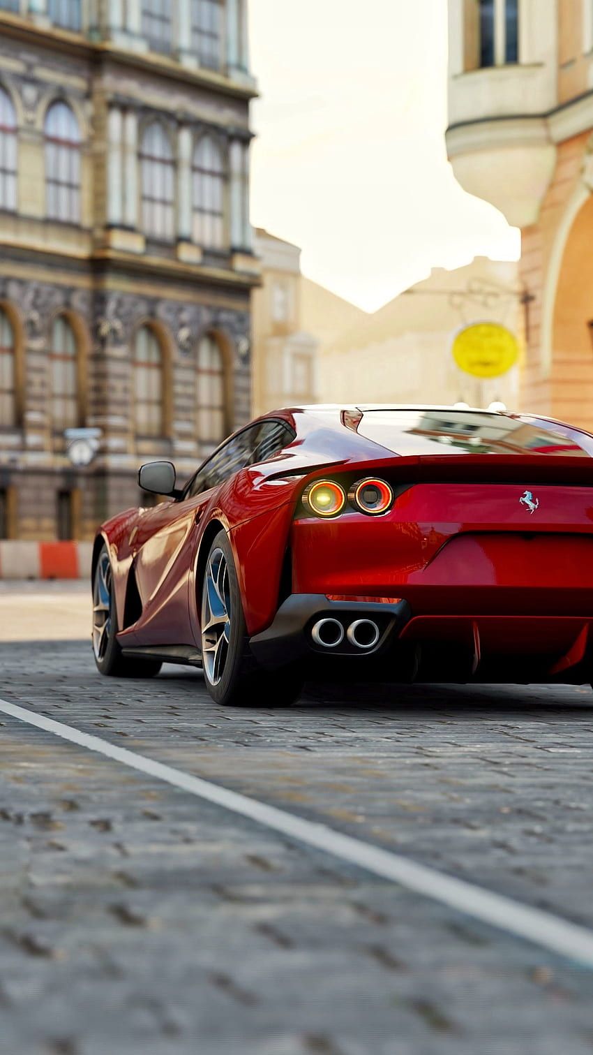 850x1511 Ferrari, Cars, Reflection HD wallpaper