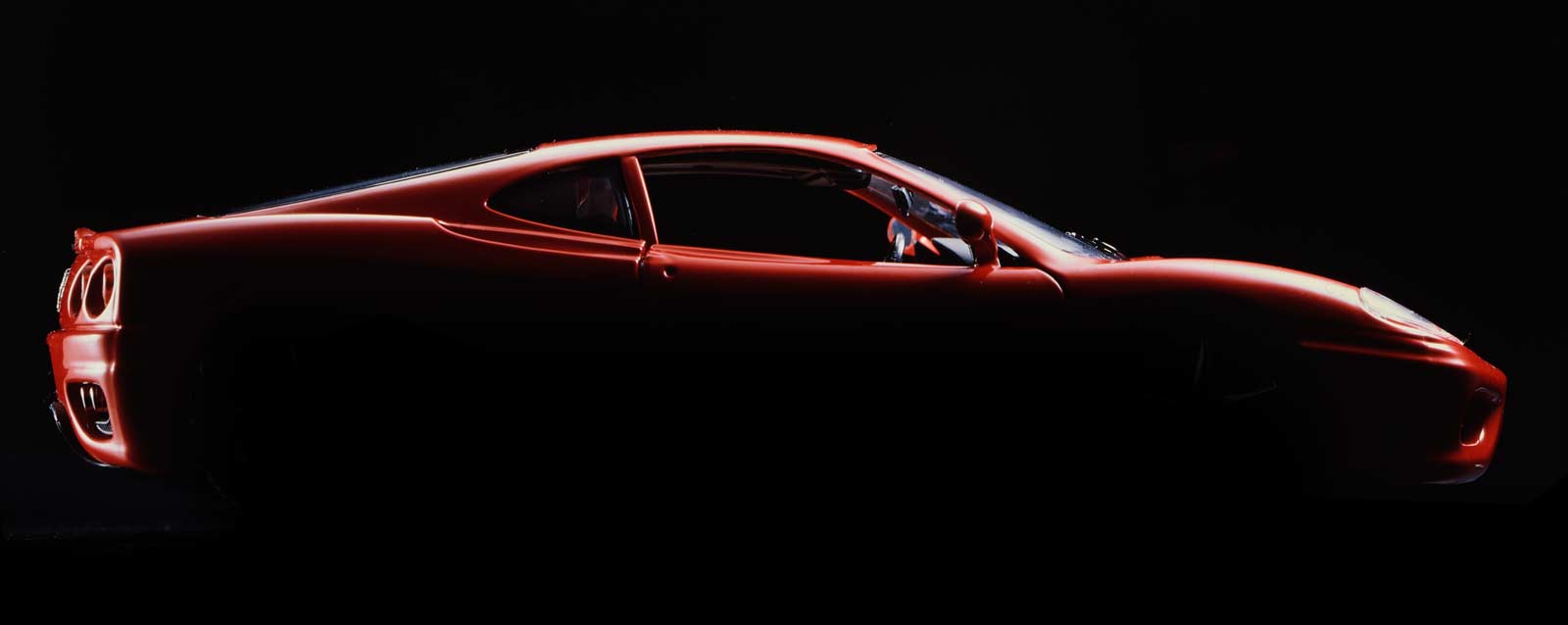 1600x638 Bburago 3358 Ferrari 360 Modena Side Silhouette