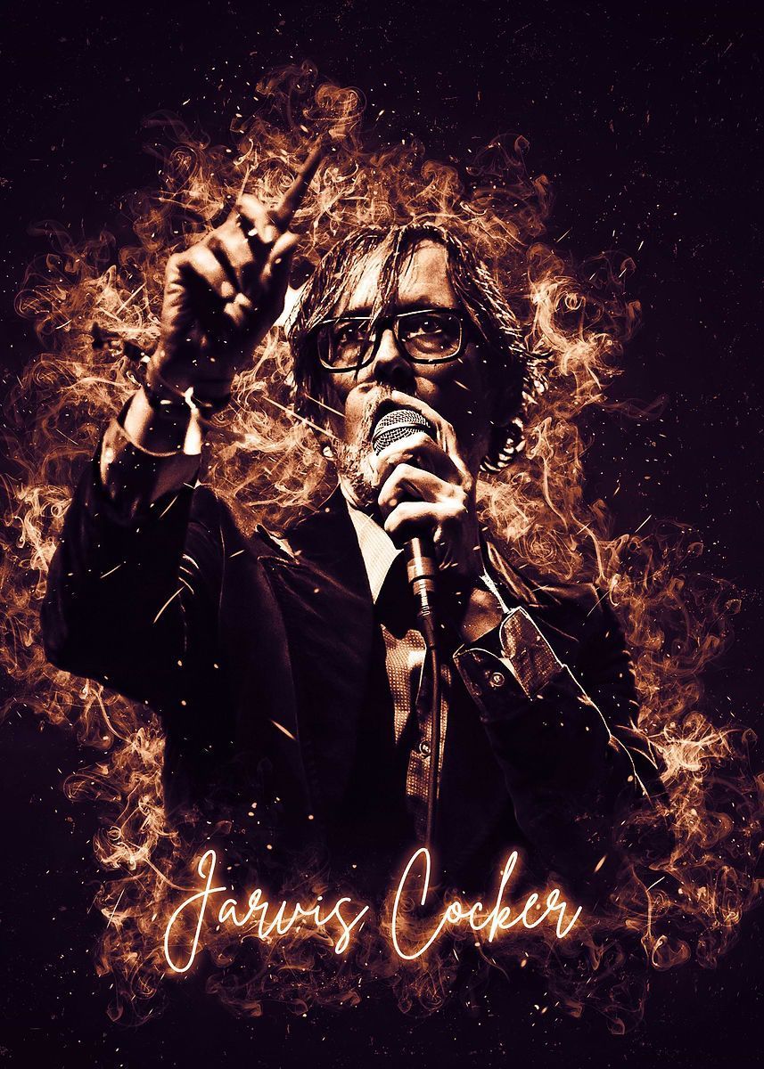 857x1200 Jarvis Cocker' Poster, picture, metal print, paint