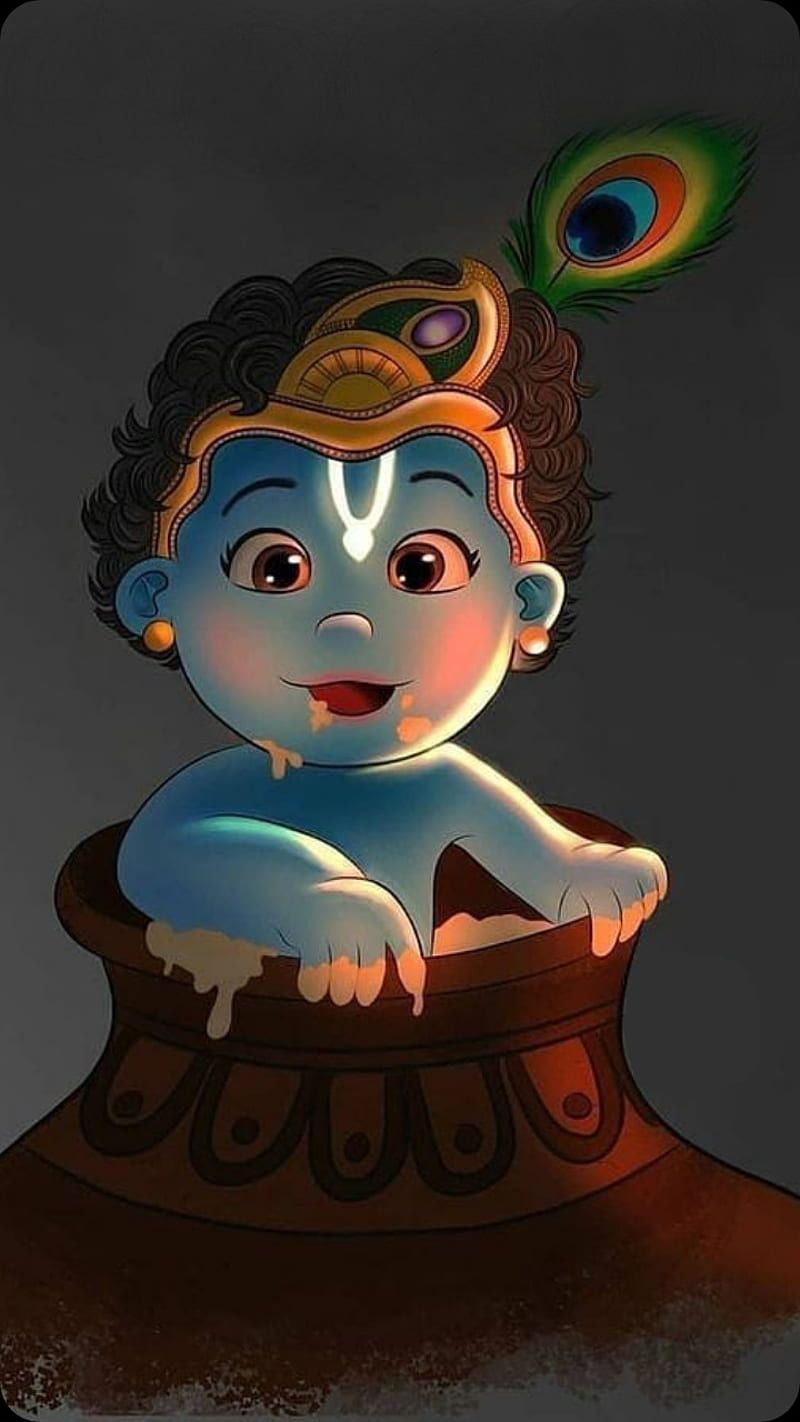 800x1422 HD bal krishna wallpaper