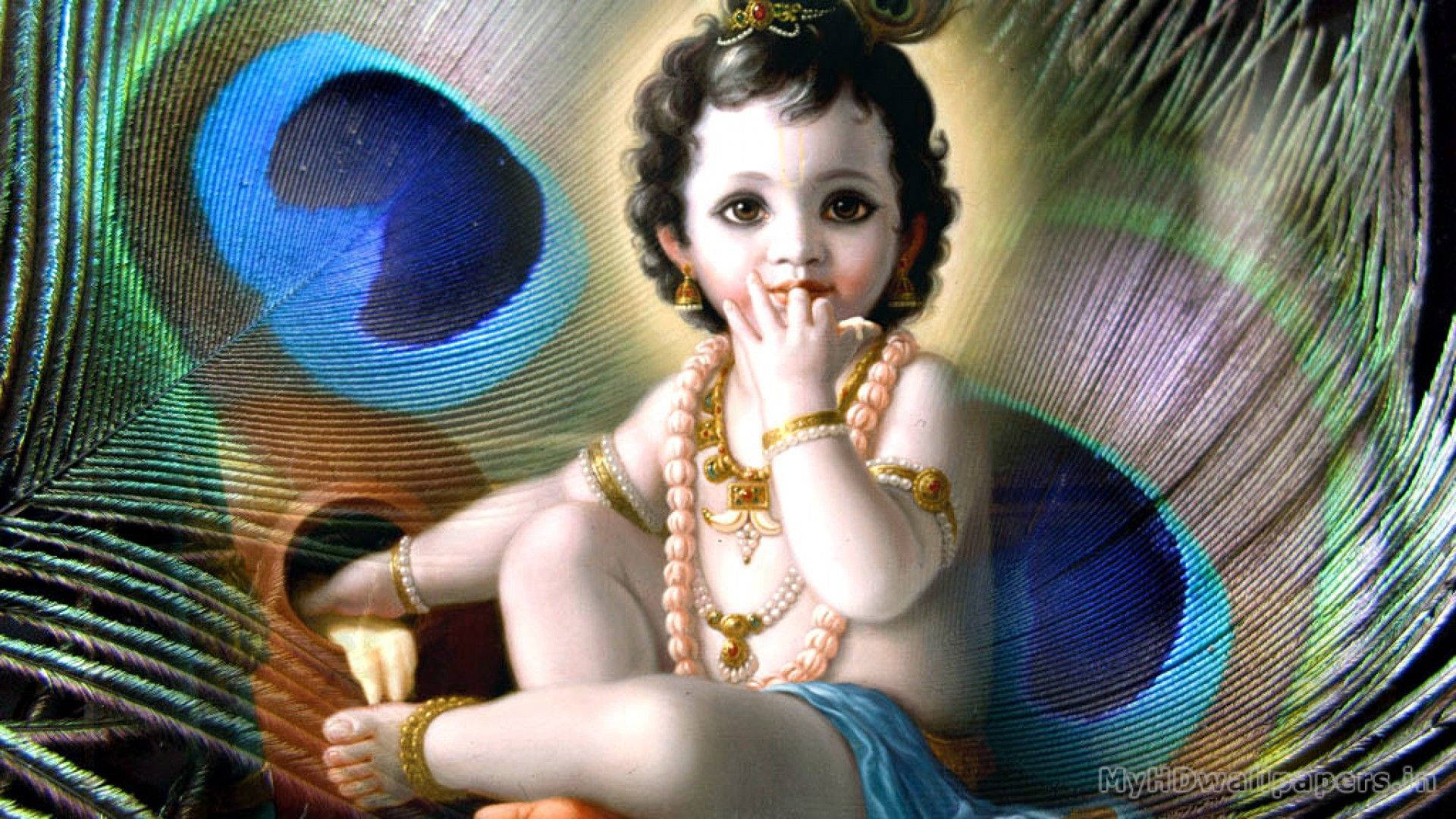 1920x1080 Bal Krishna Wallpaper