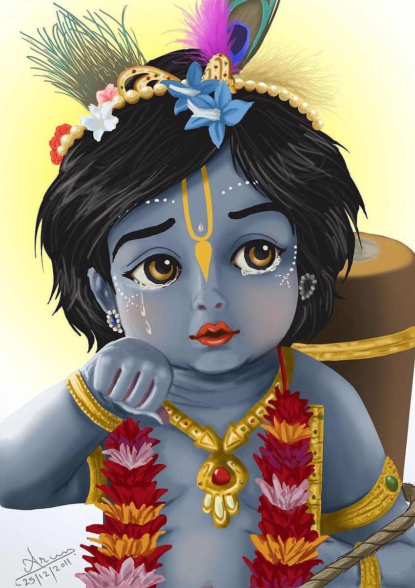 850x1202 Cute Lord Damodara. Lord krishna, Baby krishna, Bal krishna HD phone wallpaper