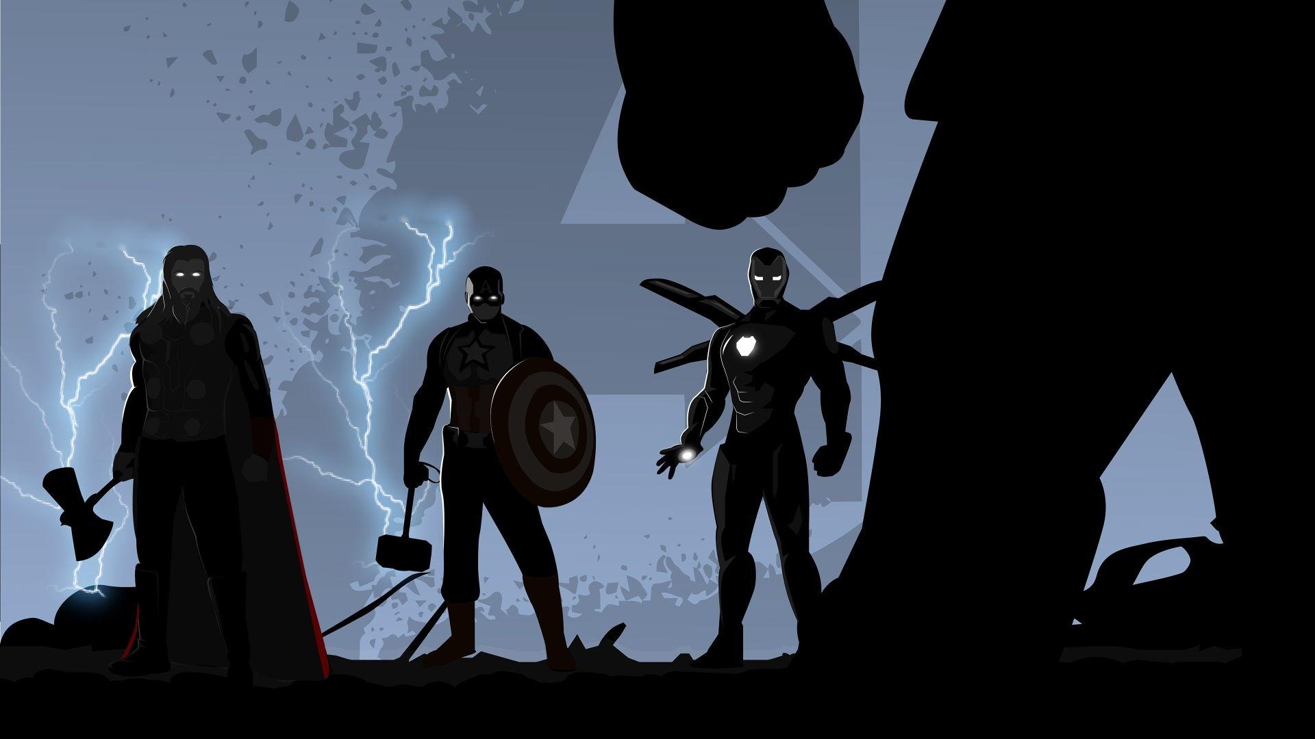 1920x1080 Thanos vs Trinity 1080P Laptop Full HD Wallpaper, HD