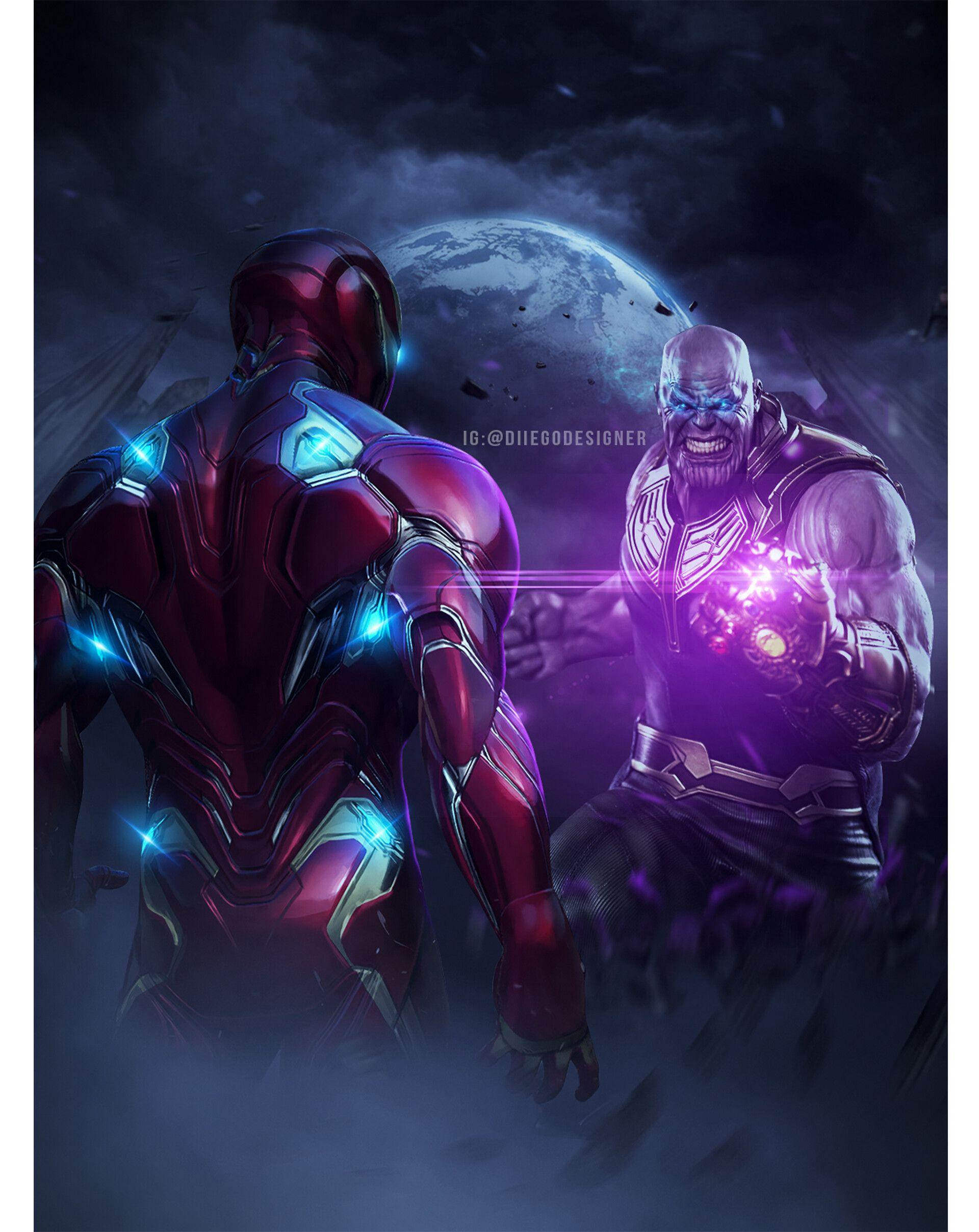 Thanos Vs Iron Man Wallpapers Top Free Thanos Vs Iron Man Backgrounds Wallpaperaccess