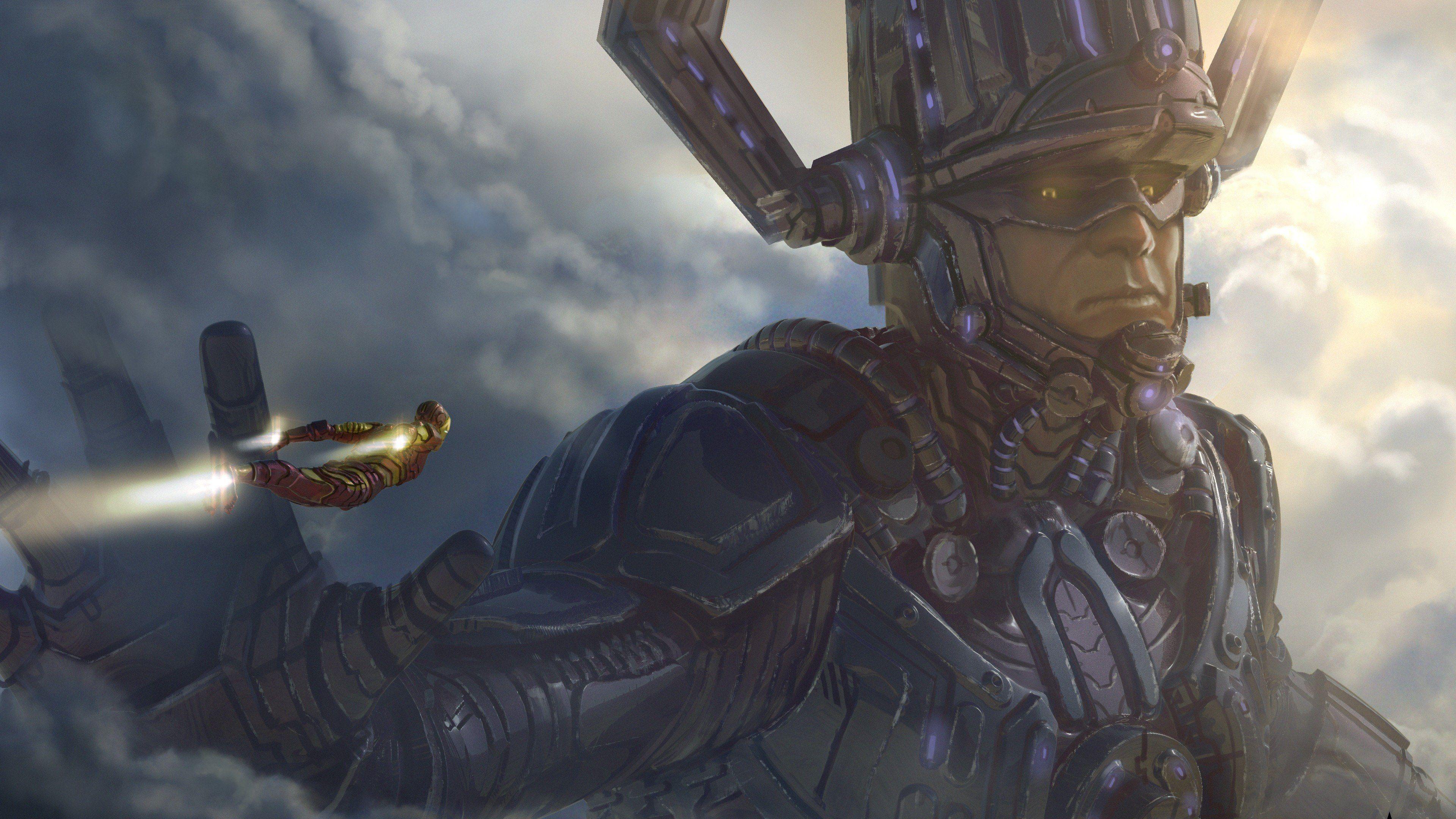 3840x2160 4k Galactus Vs Iron Man Avengers Endgame Wallpaper Mcu