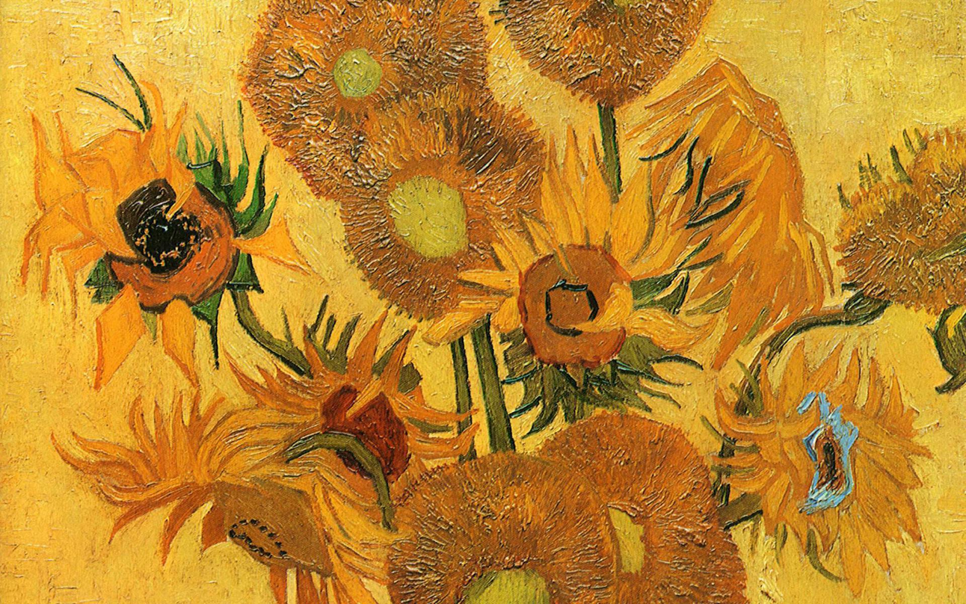 Van Gogh Sunflower Iphone Wallpapers Top Free Van Gogh Sunflower
